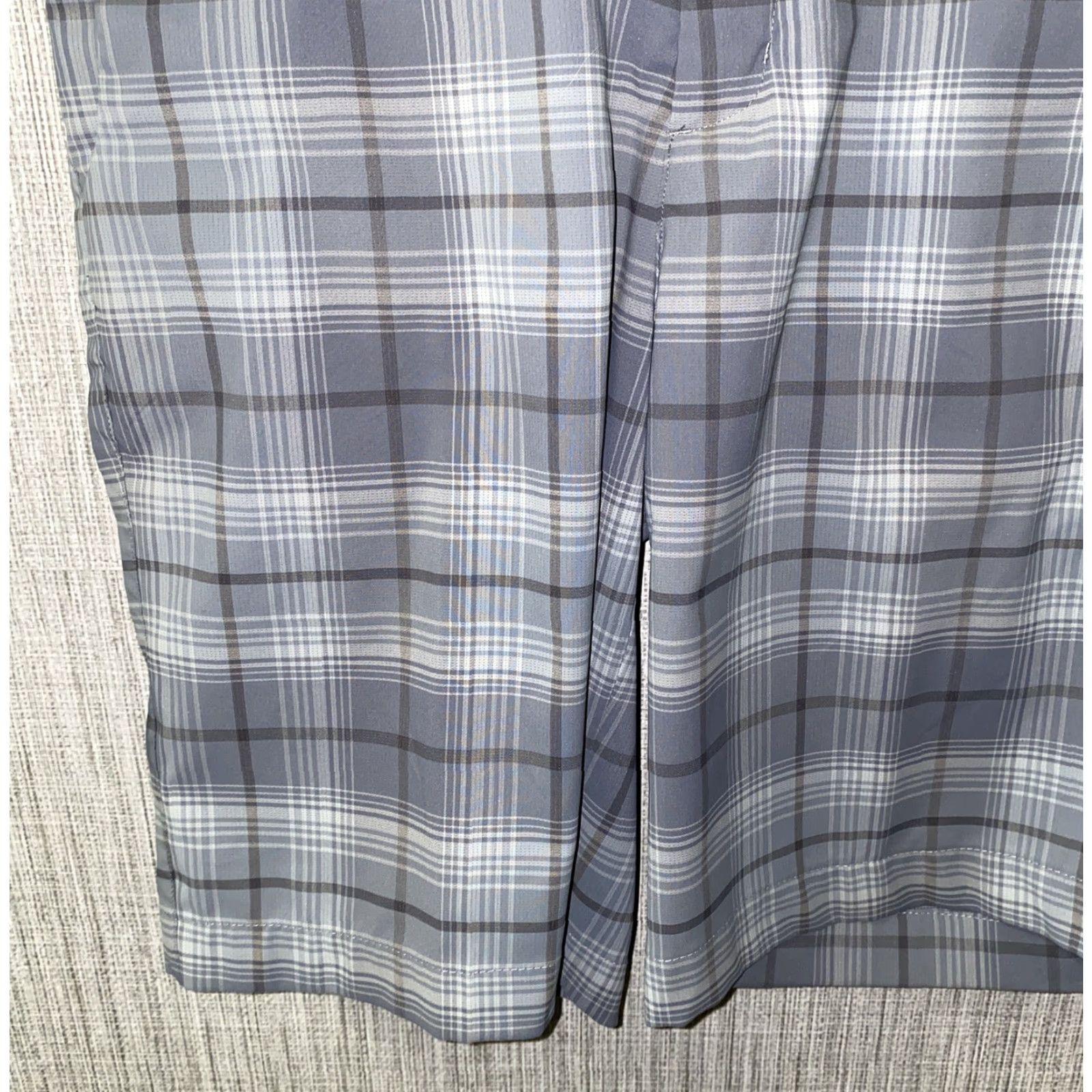 Nike Nike Golf Mens Gray Plaid Golf Shorts Size 32 Size US 32 / EU 48 - 3 Thumbnail