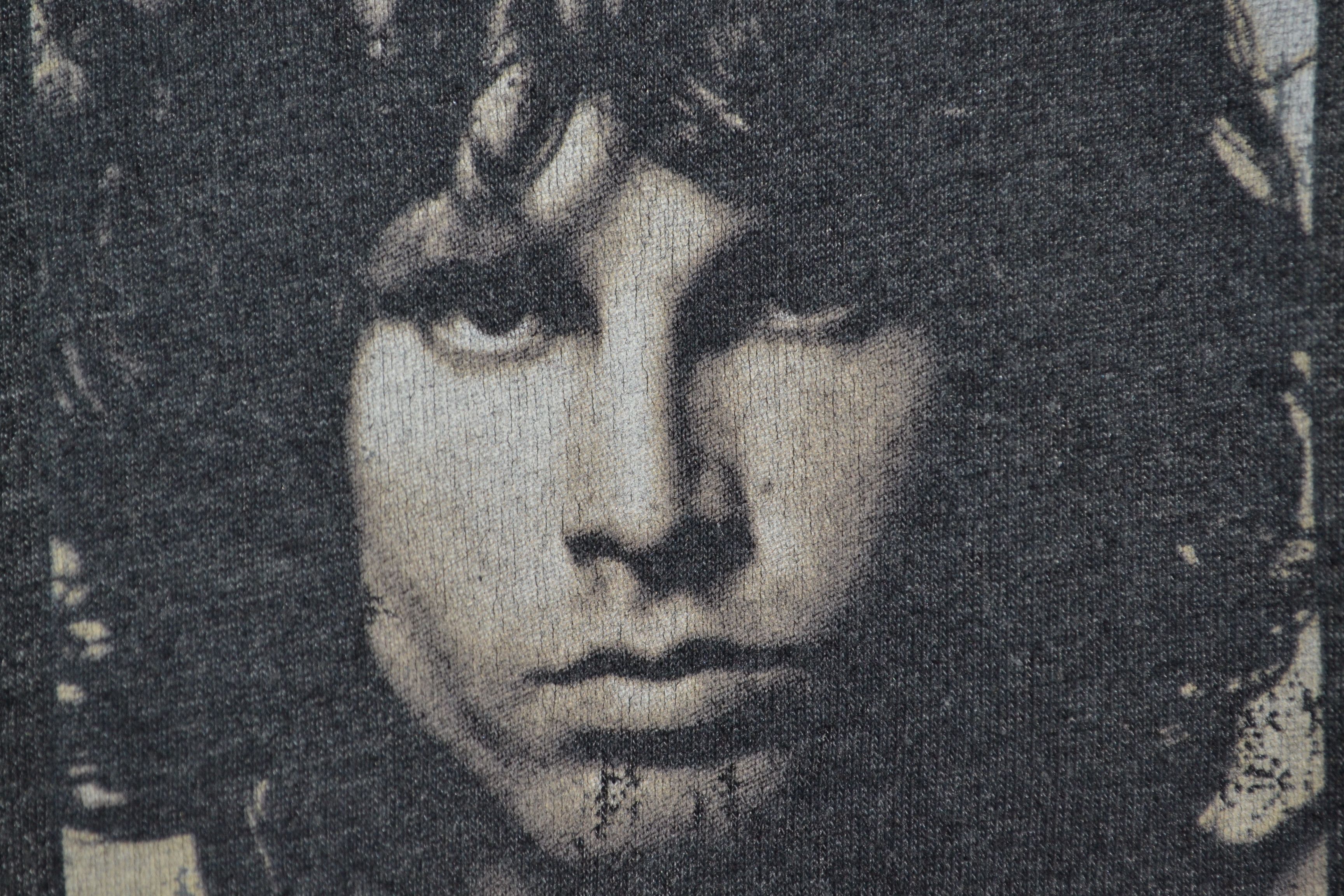 Band Tees Winter Land Youth L Gray Jim Morrison Graphic Women's XS-S Size XS / US 0-2 / IT 36-38 - 5 Thumbnail
