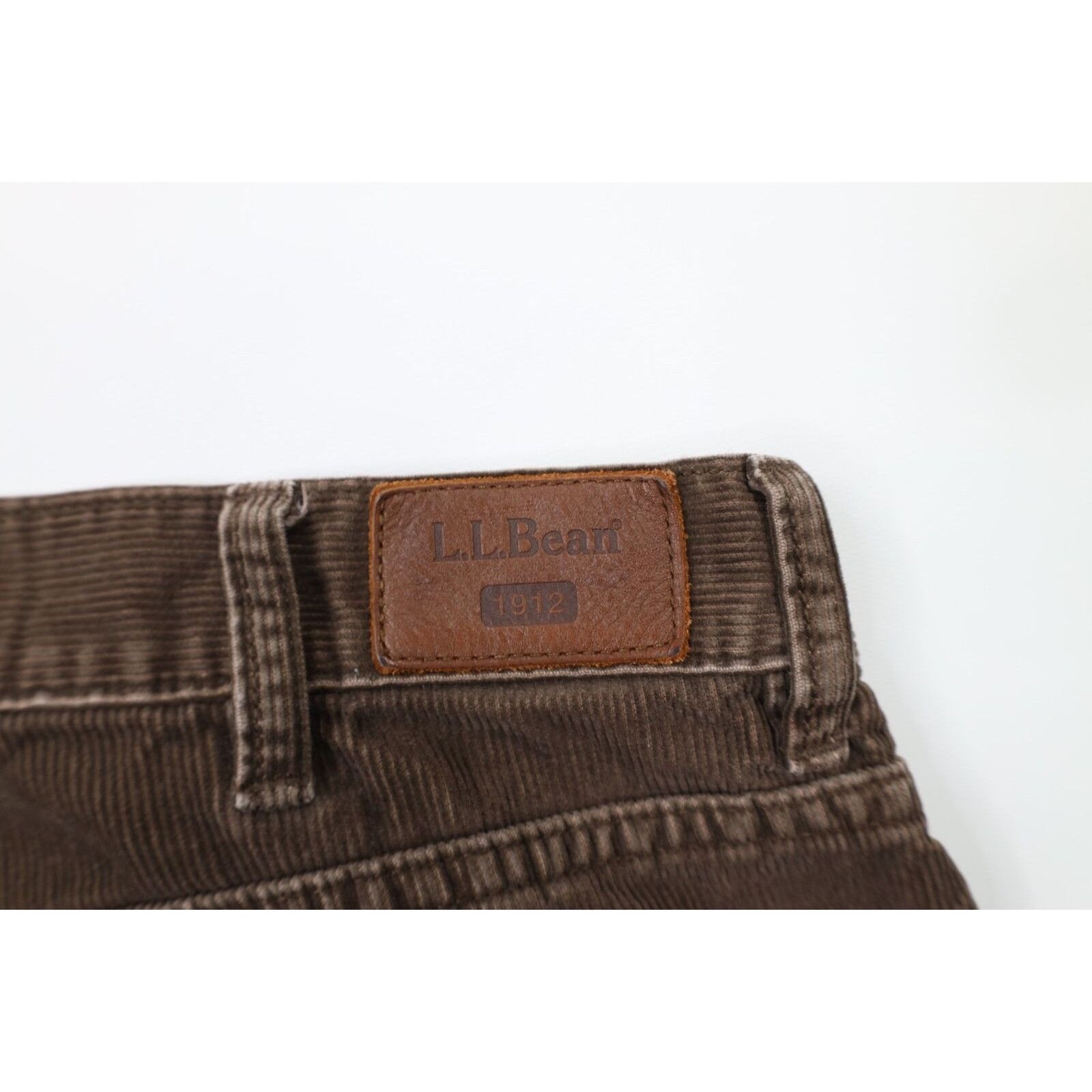 L.L. Bean × Vintage Vintage LL Bean Faded Wide Leg Corduroy Chino Pants Size US 34 / EU 50 - 9 Thumbnail