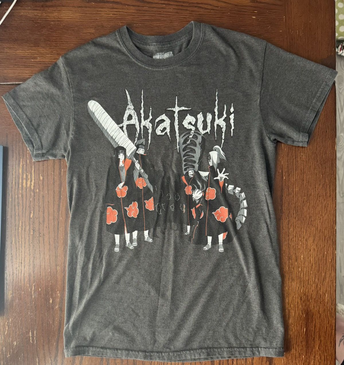 Anime naruto akatsuki y2k 20th limited vintage t thrashed sunfaded Size US S / EU 44-46 / 1 - 2 Thumbnail