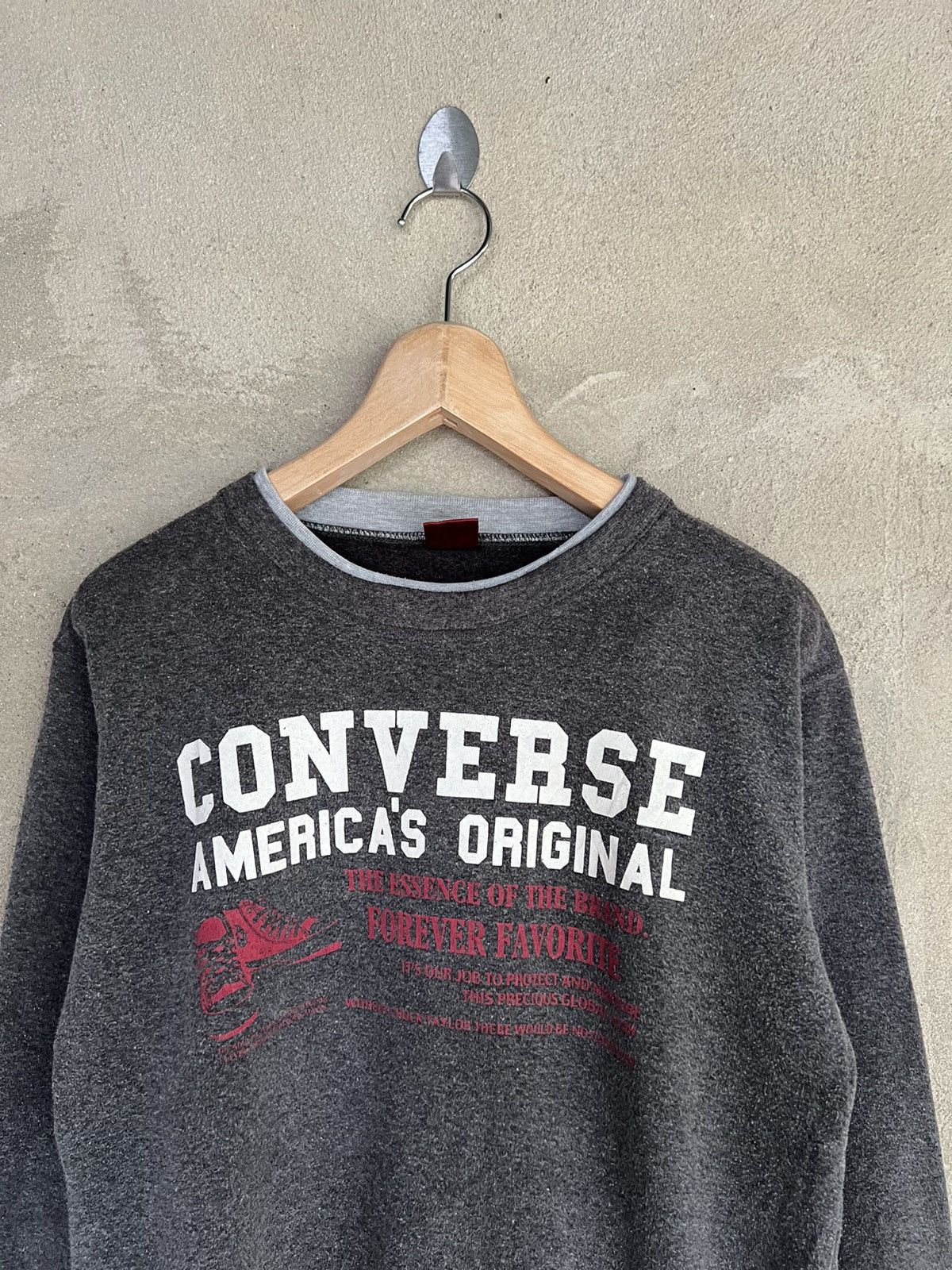 Converse Converse Spell Out Sweatshirt Size US S / EU 44-46 / 1 - 3 Thumbnail