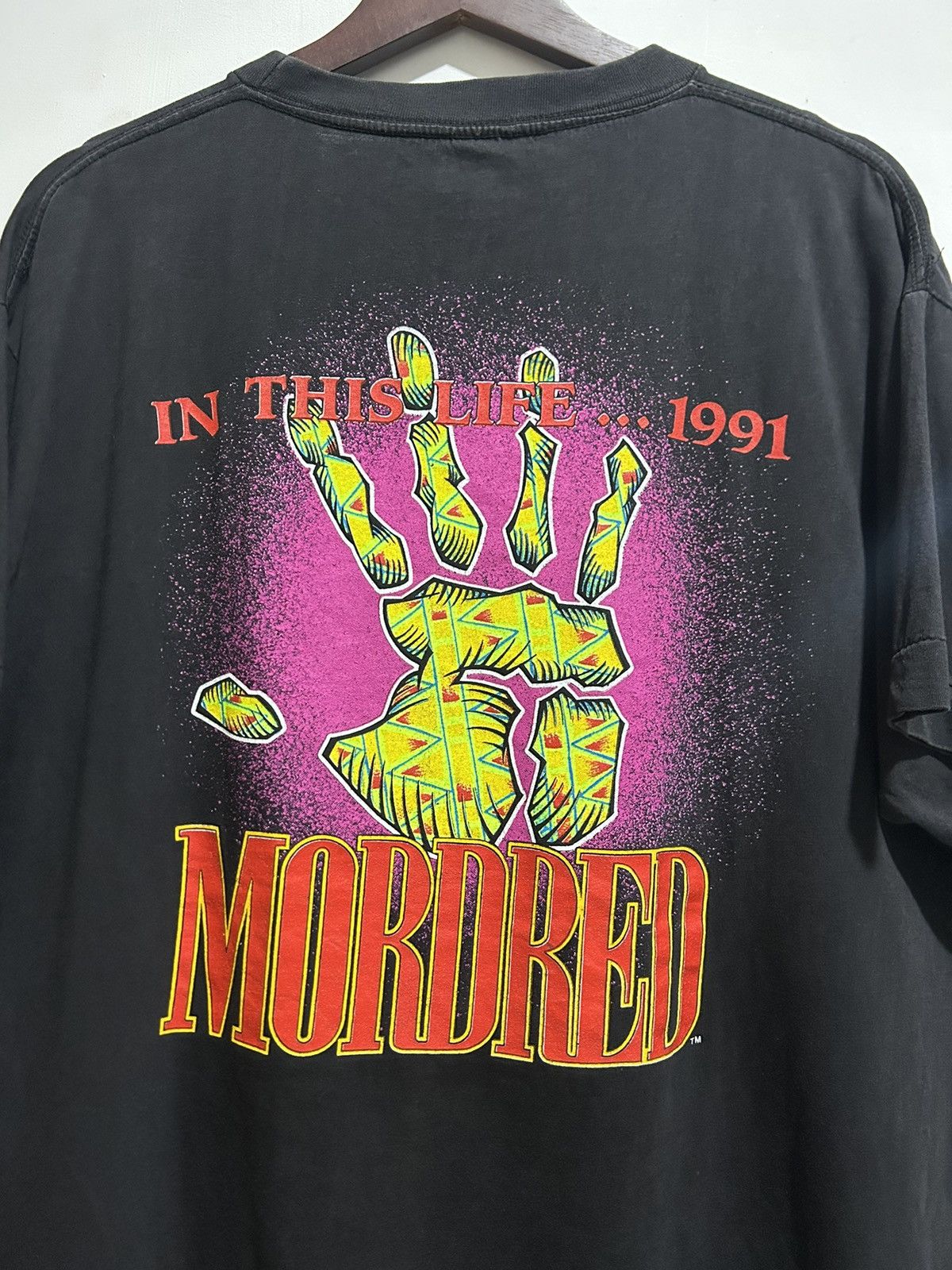 Band Tees Vintage Mordred In This Life 1991 Tshirt Size US L / EU 52-54 / 3 - 5 Thumbnail