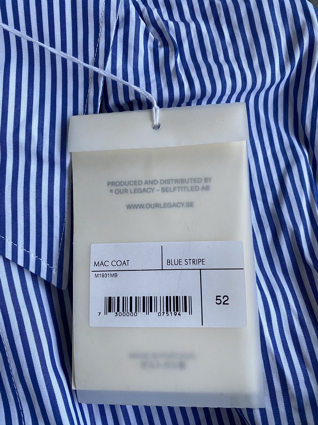 Our Legacy Our legacy Mac coat blue stripe Size US L / EU 52-54 / 3 - 7 Thumbnail