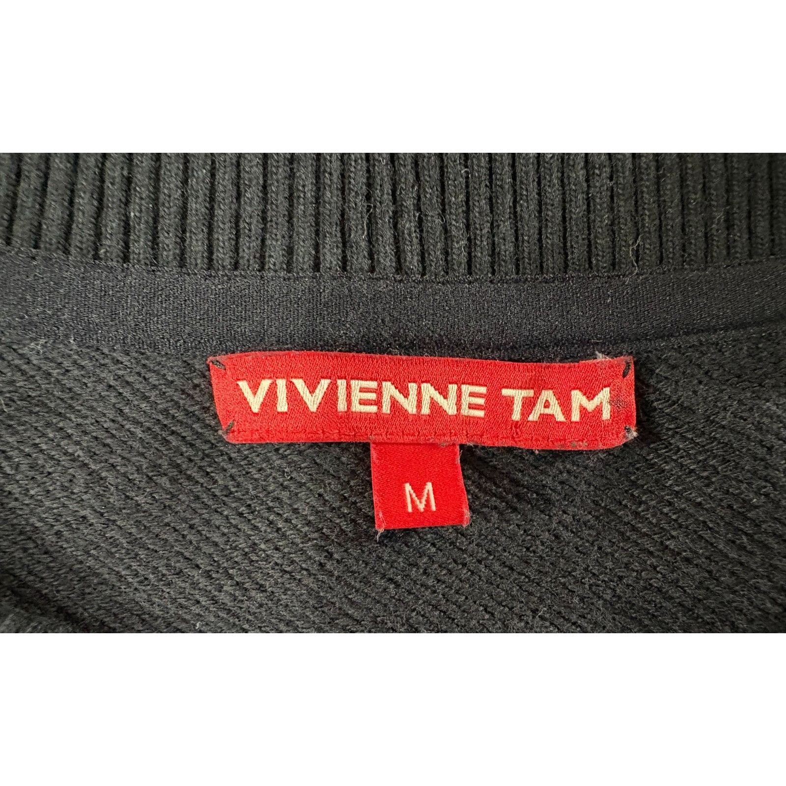 Vivienne Tam VIVIENNE TAM cotton blend dragon embroidered sweater color b Size M / US 6-8 / IT 42-44 - 2 Thumbnail