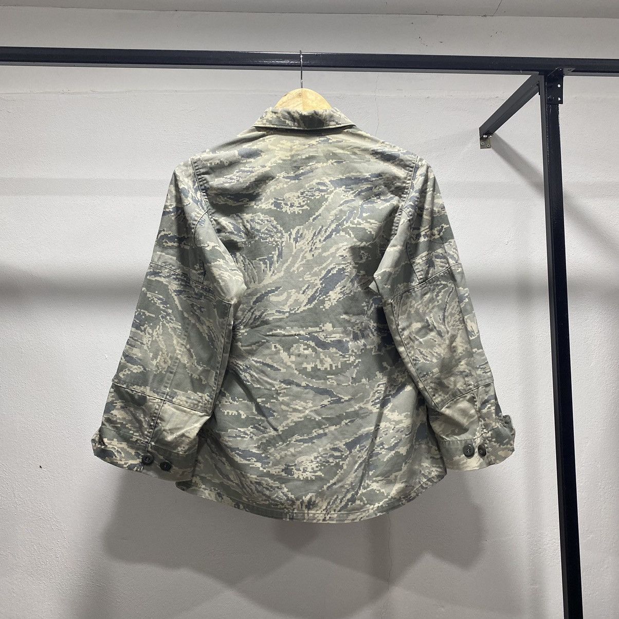 Vintage Military☠️ Parka Camo Utility Jacket Cargo 90s WW2 Size S / US 4 / IT 40 - 13 Thumbnail