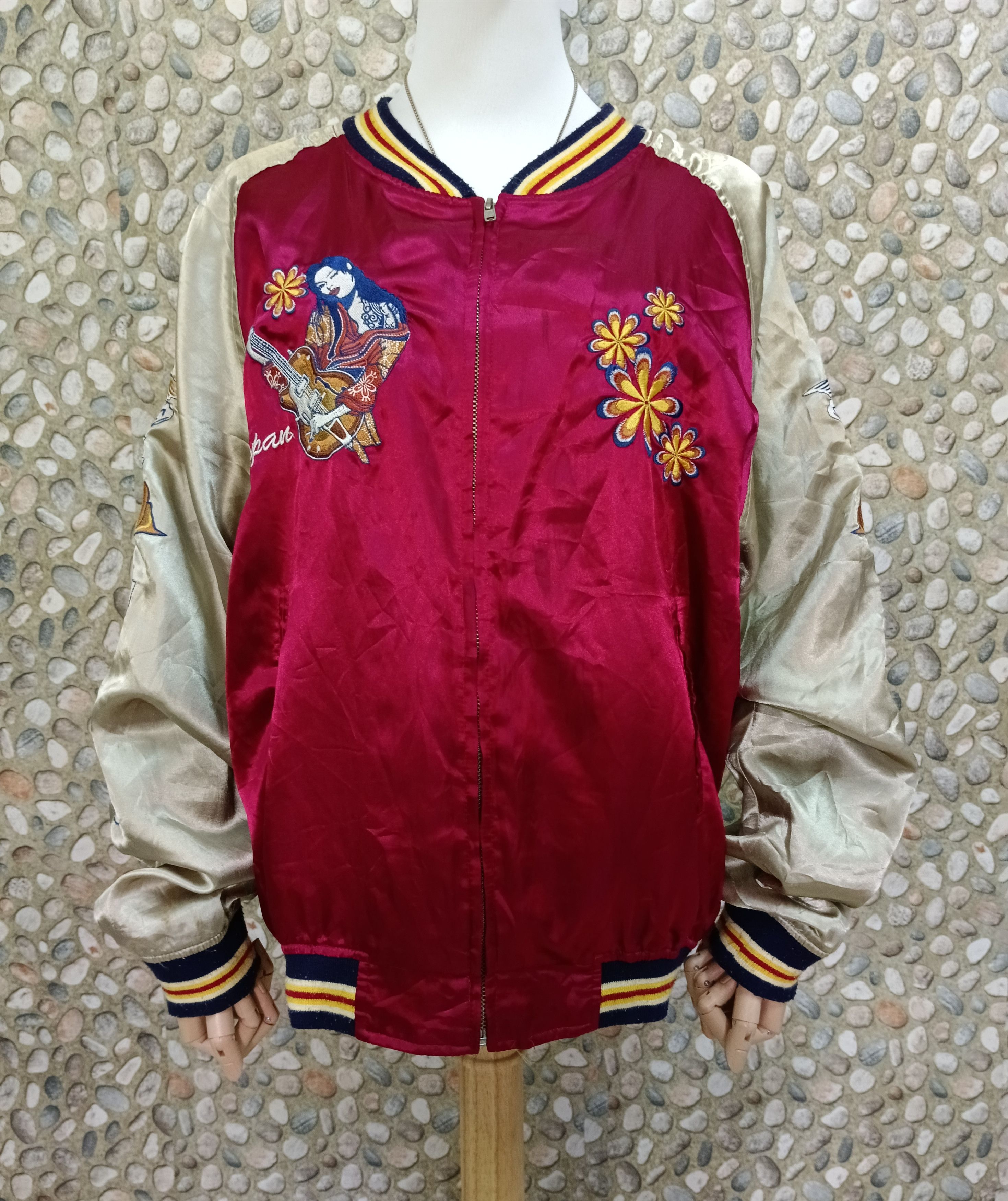 Japanese Brand NOUVEAU BRILLIANT HOMME SOUND OF HEAVEN SUKAJAN JACKET Size US M / EU 48-50 / 2 - 2 Thumbnail