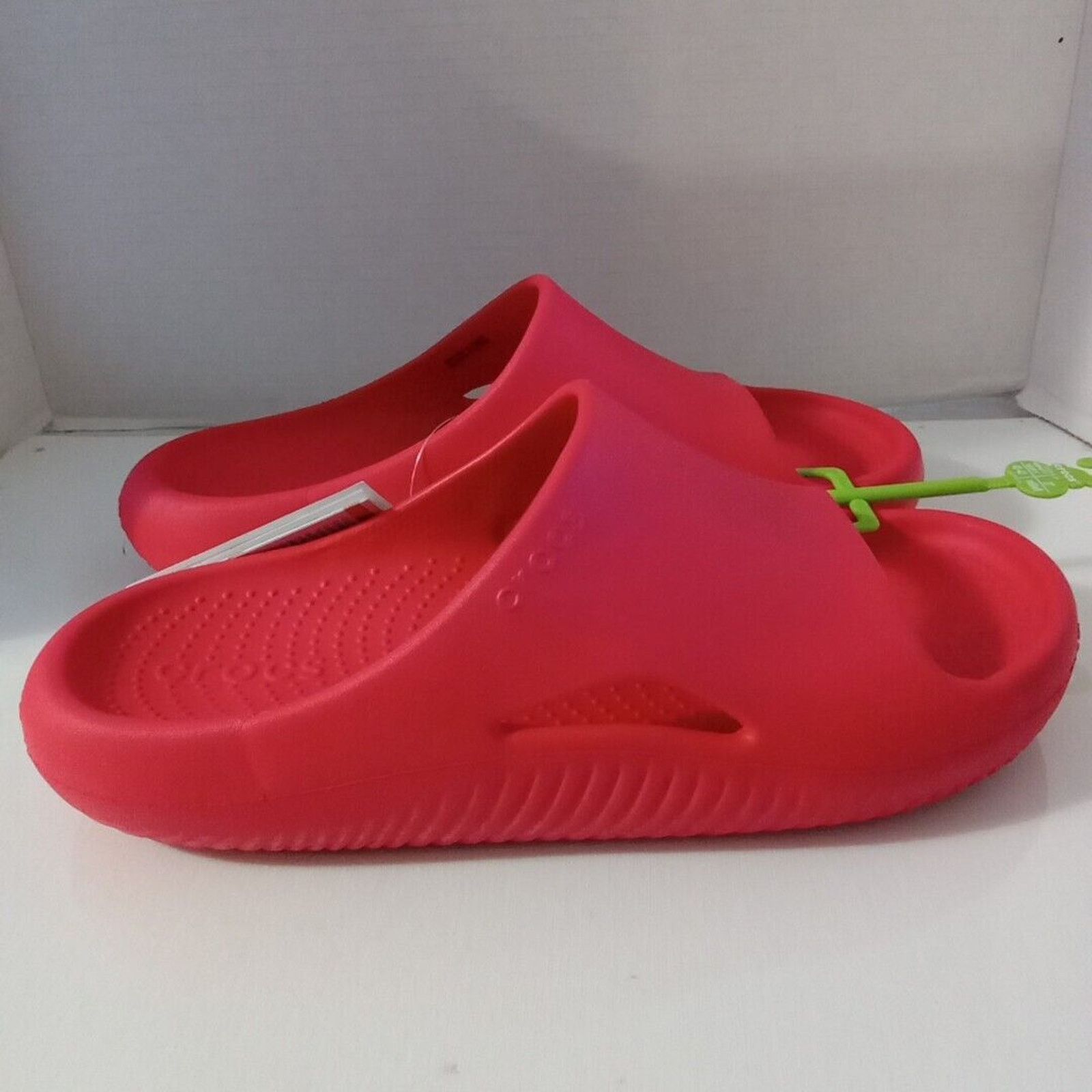 Crocs Crocs Mellow Recovery Slides Red Men’s Size 10 Womens 12 New Size US 10 / EU 43 - 3 Thumbnail