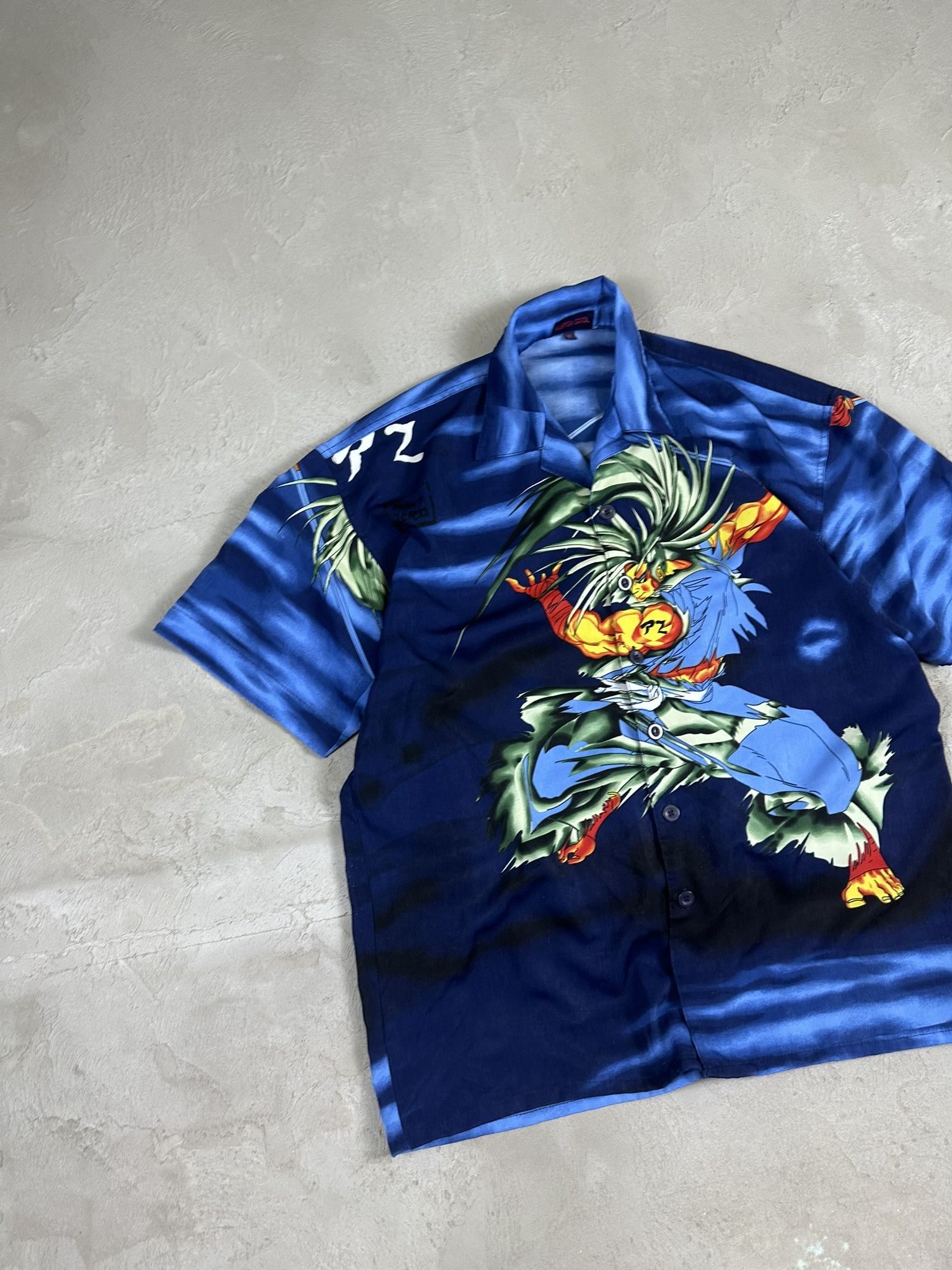 Japanese Brand Crazy Vintage Y2k Japanese Samurai Button Up Shirt Size US M / EU 48-50 / 2 - 2 Thumbnail