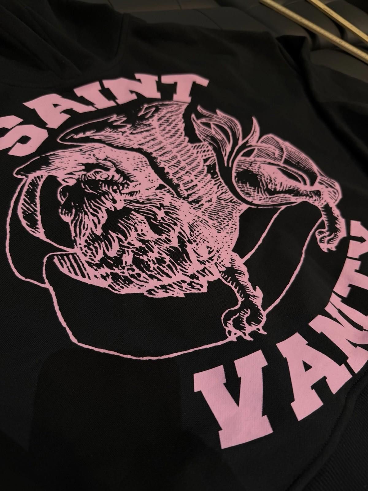 Saint Vanity Size S - Saint Vanity Pullover Hoodie Pink Black 2025 NEW Size US S / EU 44-46 / 1 - 5 Thumbnail