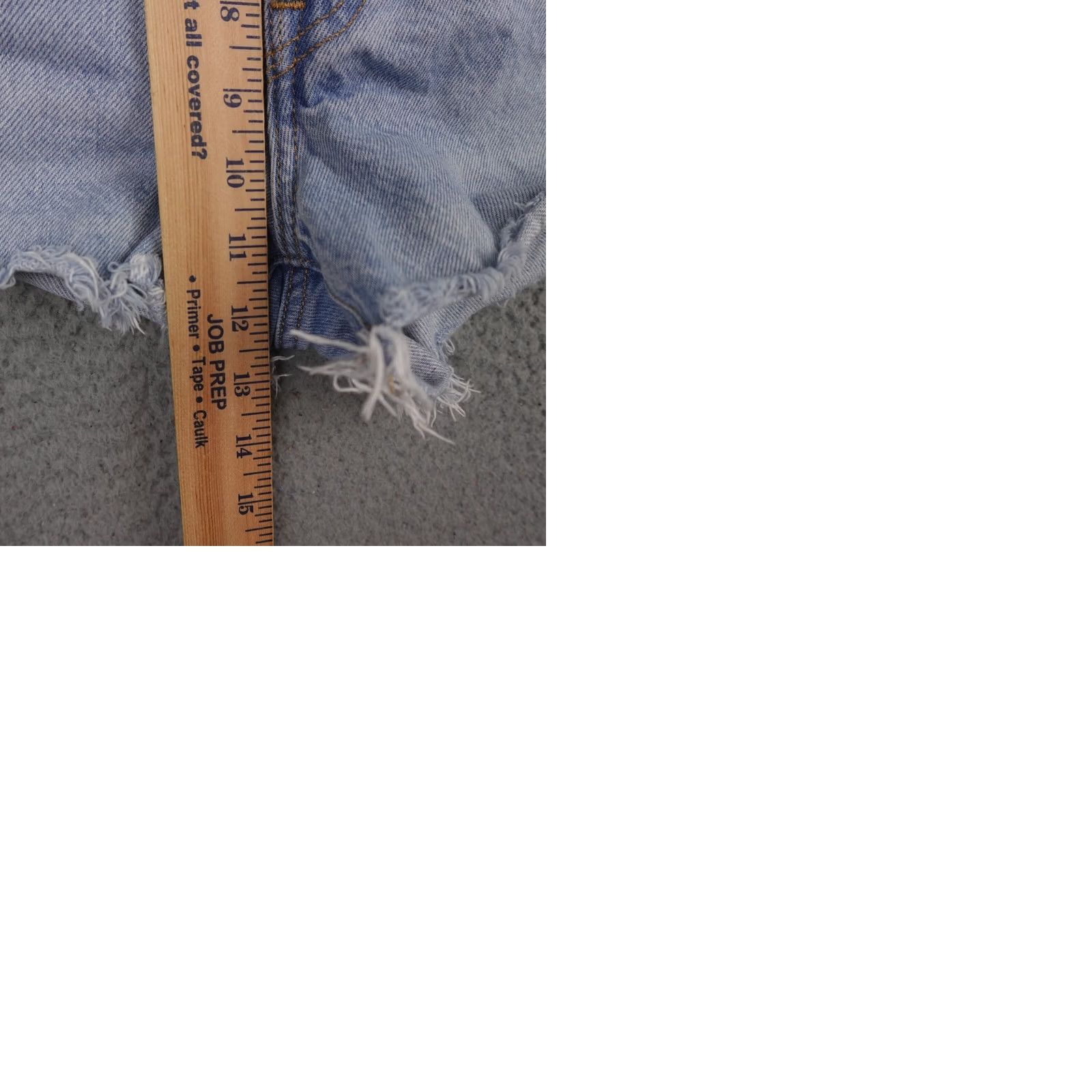 Levi's Levi's 501 Jean Shorts Womens 31 Blue Denim Cut Off Button Fly Light Wash Jorts Size 24" / US 00 / IT 34 - 9 Thumbnail