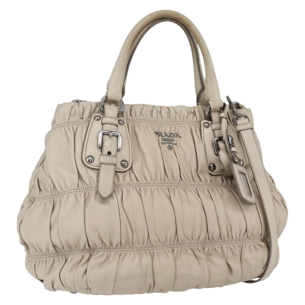 Prada Prada Gaufre Convertible Tote Nappa Leather Size ONE SIZE - 1 Thumbnail