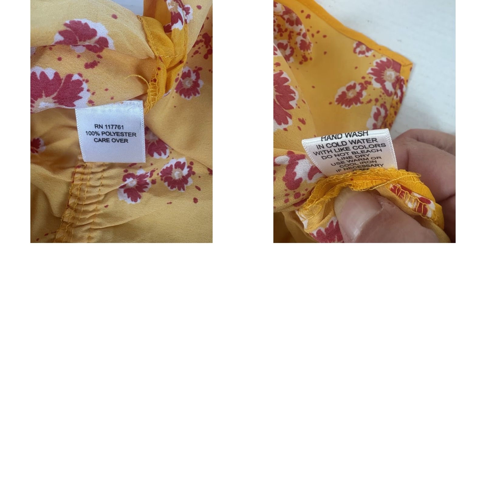 Vintage Mph Collection Gold/Multi Floral Tunic Top Womens Size 2X India Size XXL / US 16-18 / IT 52-54 - 8 Thumbnail