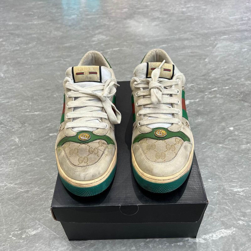 Gucci Screener Vintage Leather Sneakers for Men -