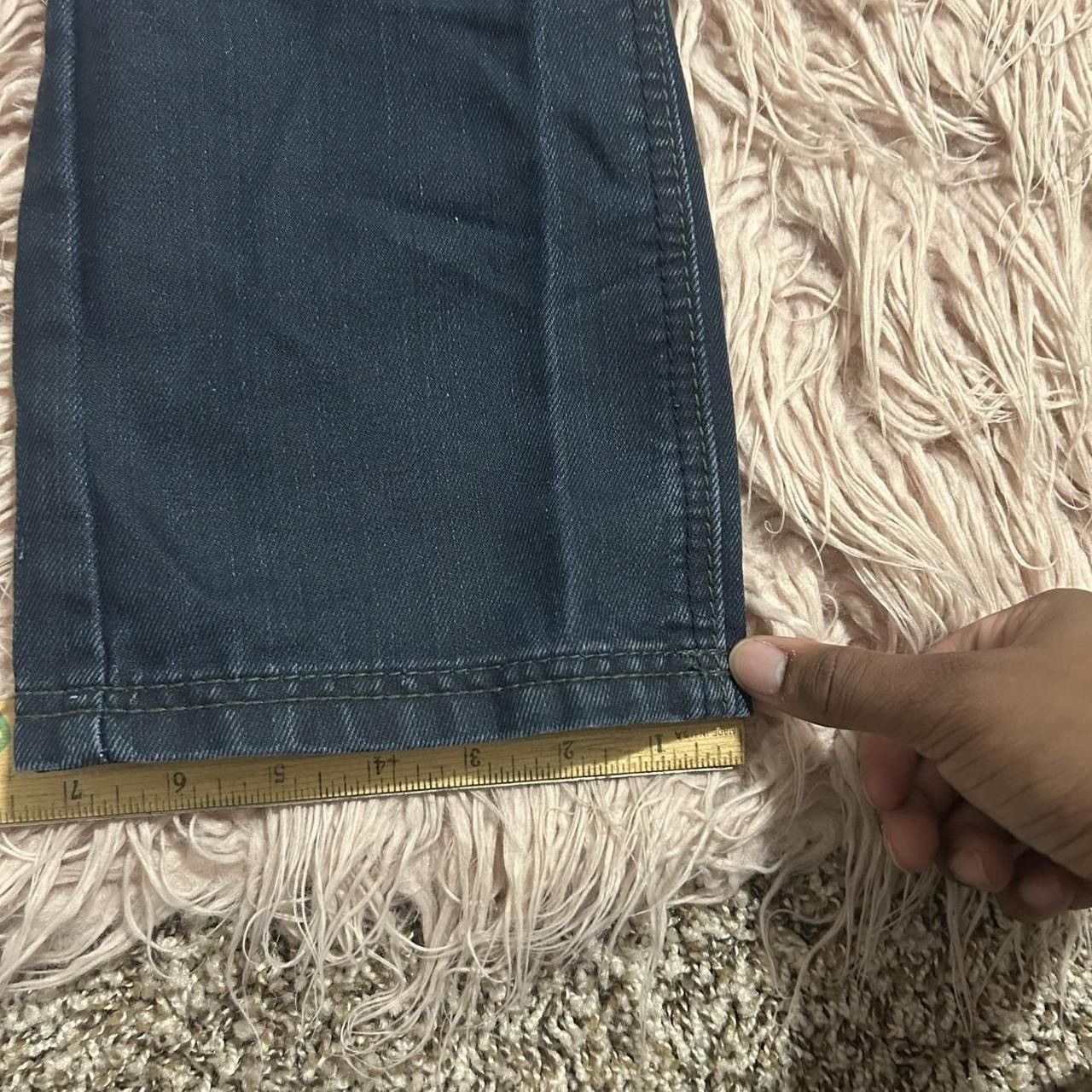 Japanese Brand × Vintage Vintage wax washed denim bootcut jeans Size US 31 - 5 Thumbnail