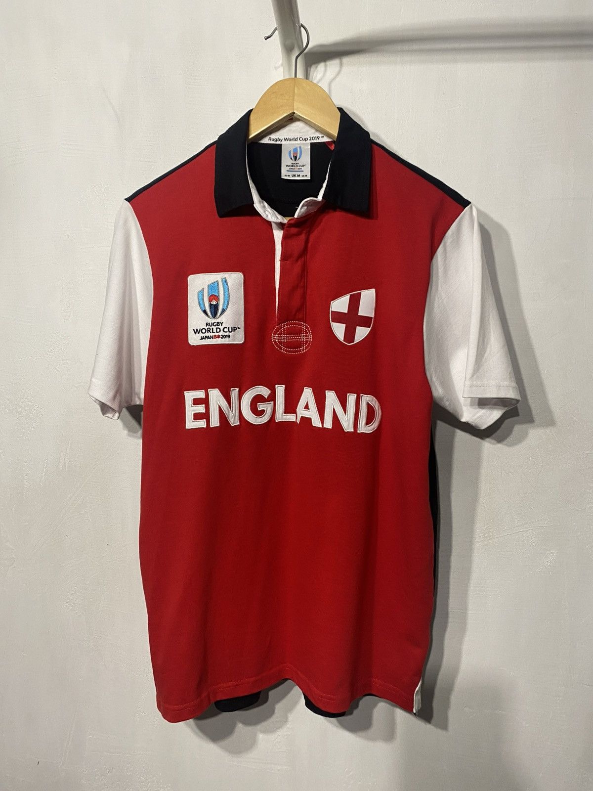 Rap Tees England polo rugby shirt japan 2019 cup y2k chief keef Size US M / EU 48-50 / 2 - 2 Thumbnail