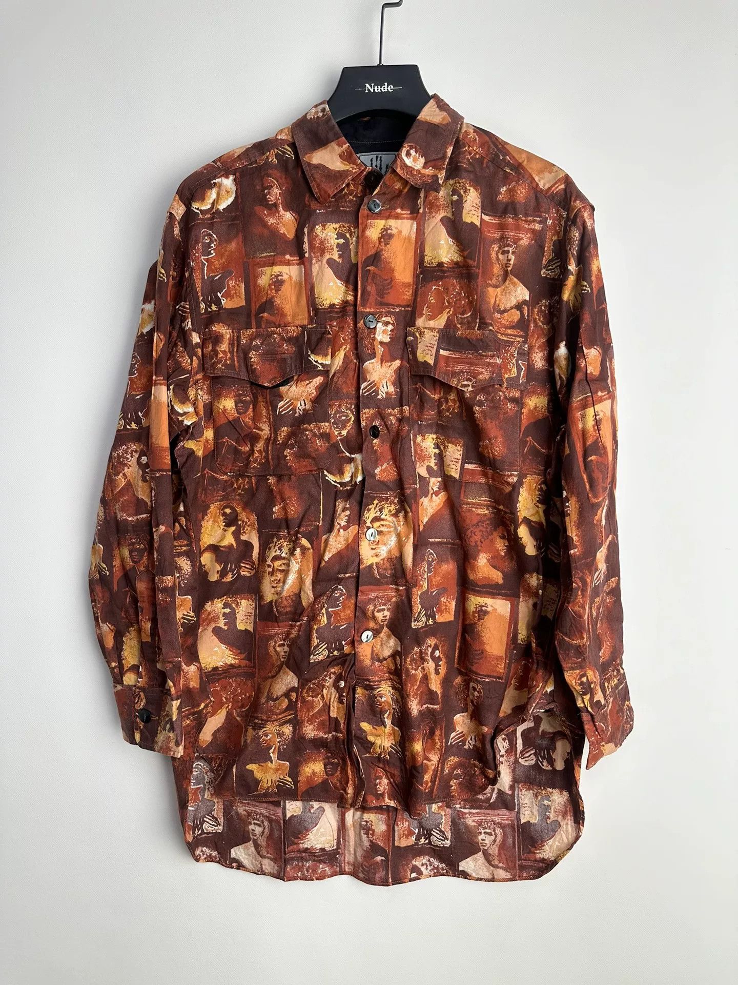 Jean Paul Gaultier Printed Oversized Shirt