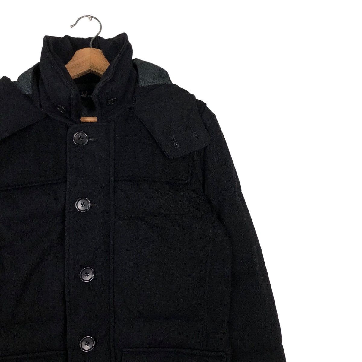 Fred Perry 🔥Vintage Heavy Biker Jacket Fred Perry Black Skinhead Size US M / EU 48-50 / 2 - 6 Thumbnail