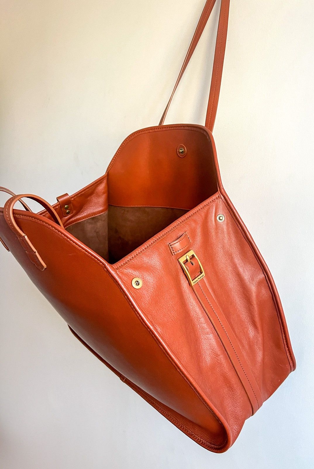 Vivienne Westwood Vivienne Westwood Large Leather Yasmina Bag Tan / Brown Size ONE SIZE - 5 Thumbnail