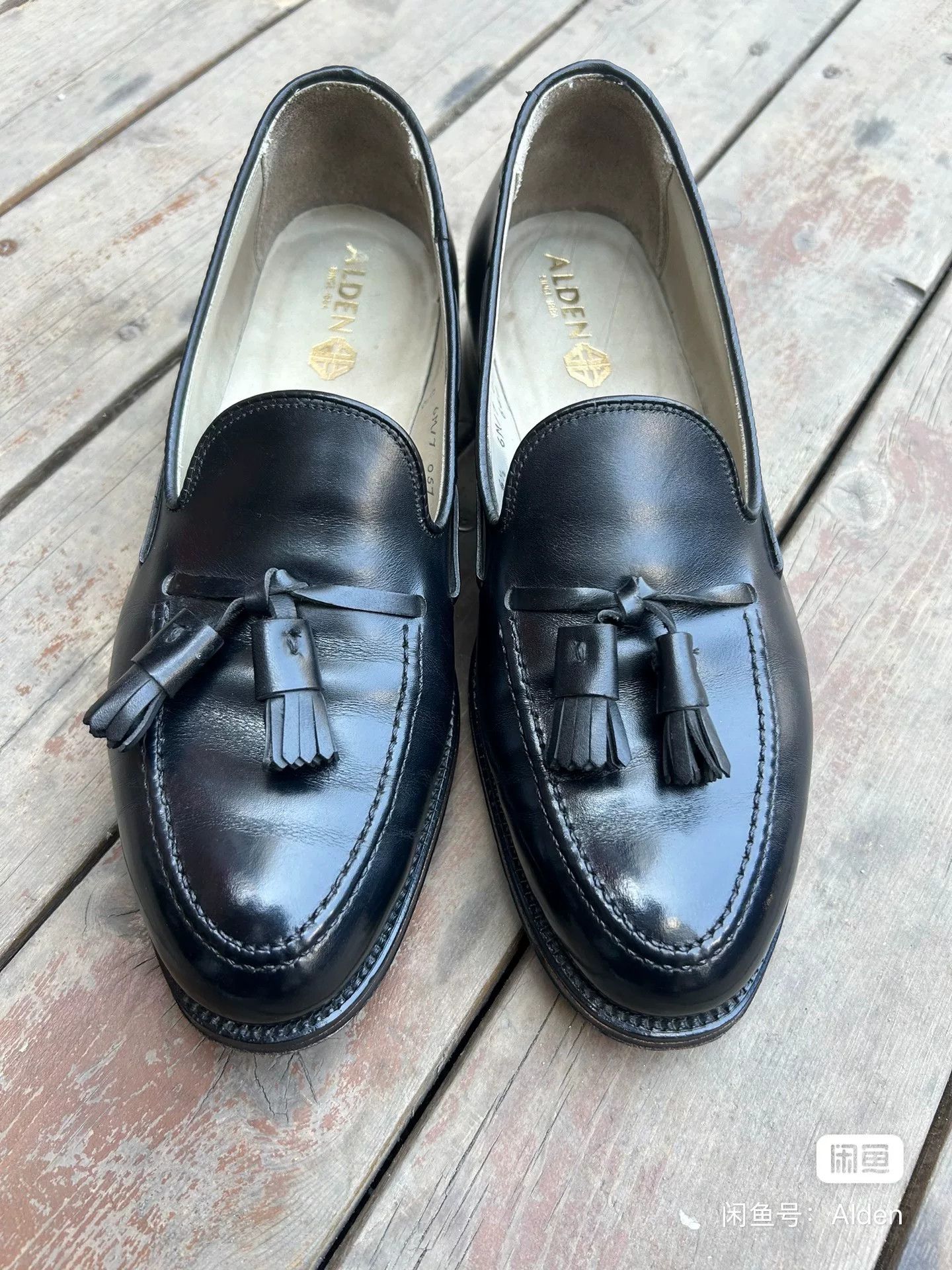 Alden Alden Black Tassel Loafers A Last Size US 6.5 / EU 39-40 - 1 Thumbnail