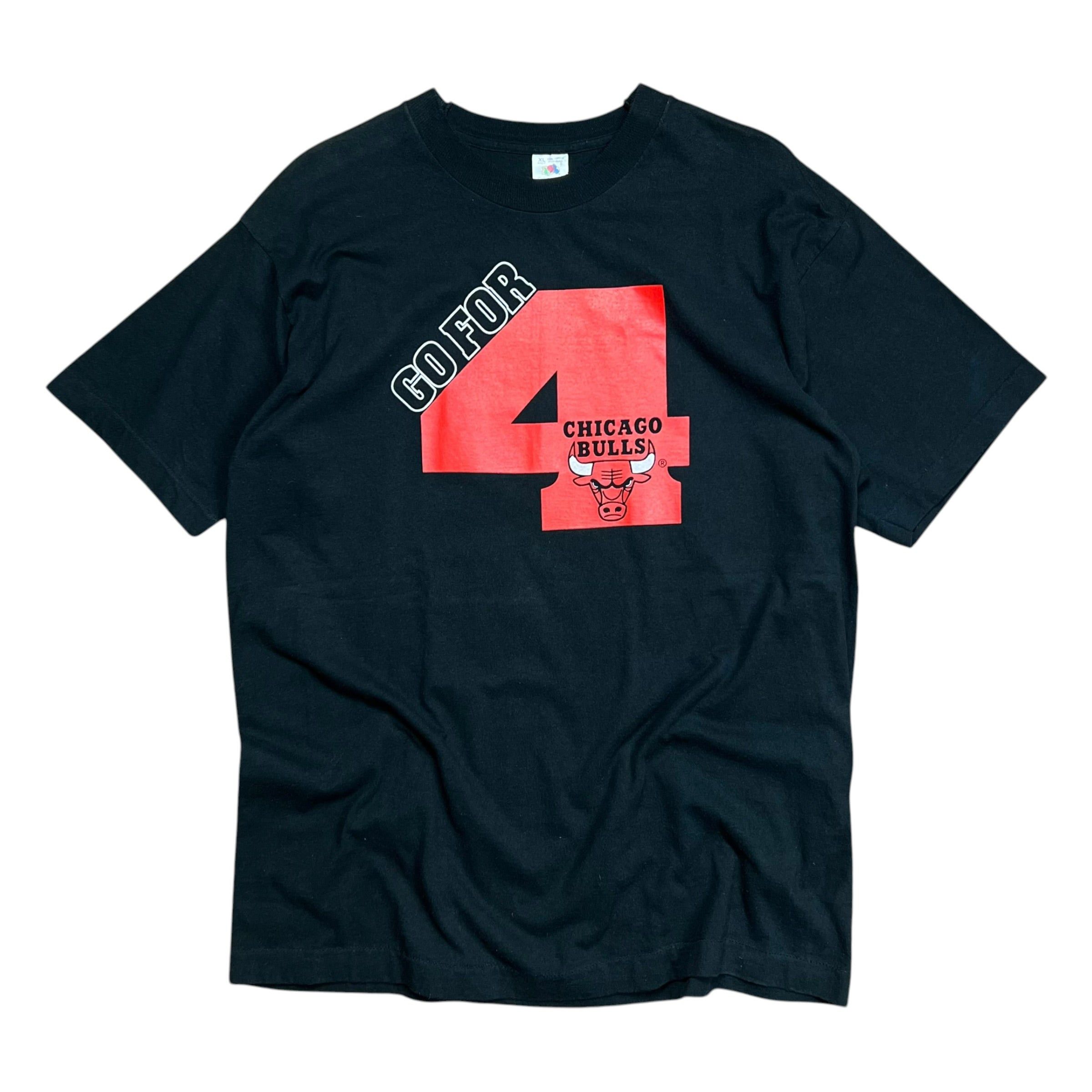 NBA Vintage Chicago Bulls Go For 4 NBA T-shirt - XL Size US XL / EU 56 / 4 - 1 Thumbnail