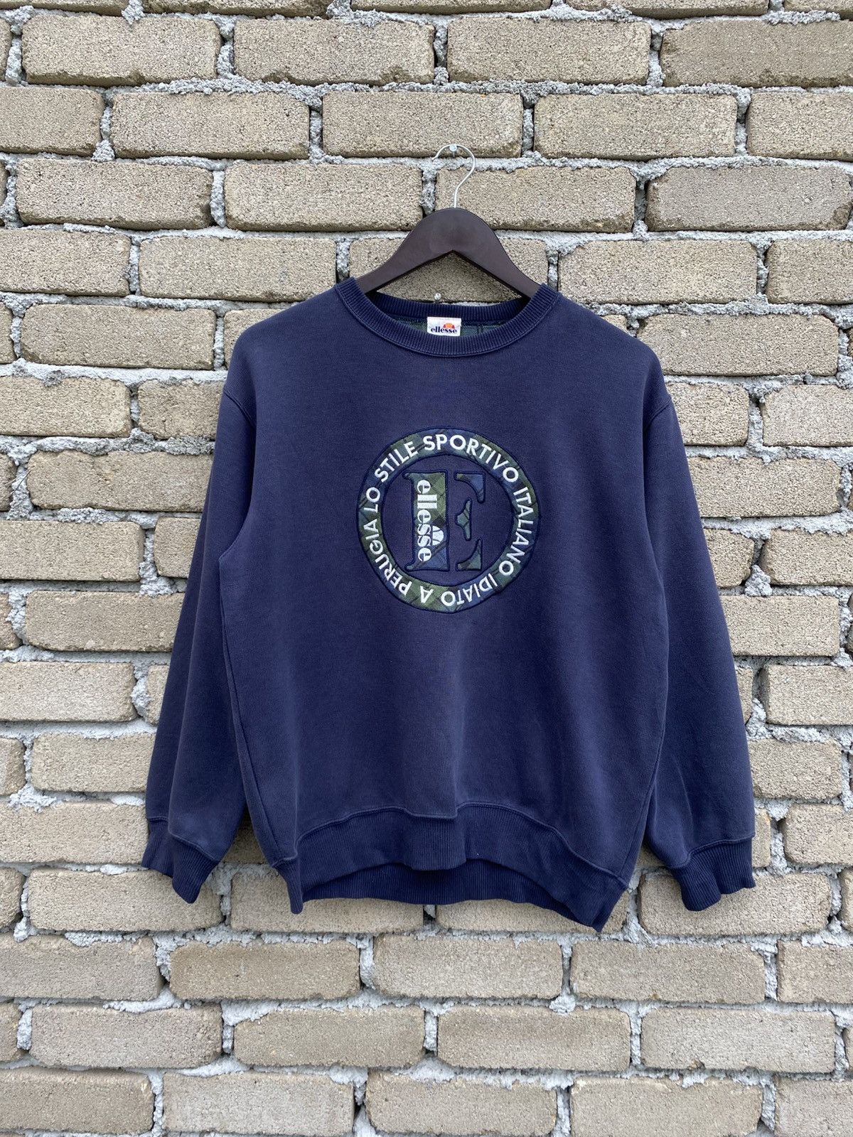 Ellesse Vintage Ellesse Perugia Italia Sweatshirt Size L / US 10 / IT 46 - 2 Thumbnail