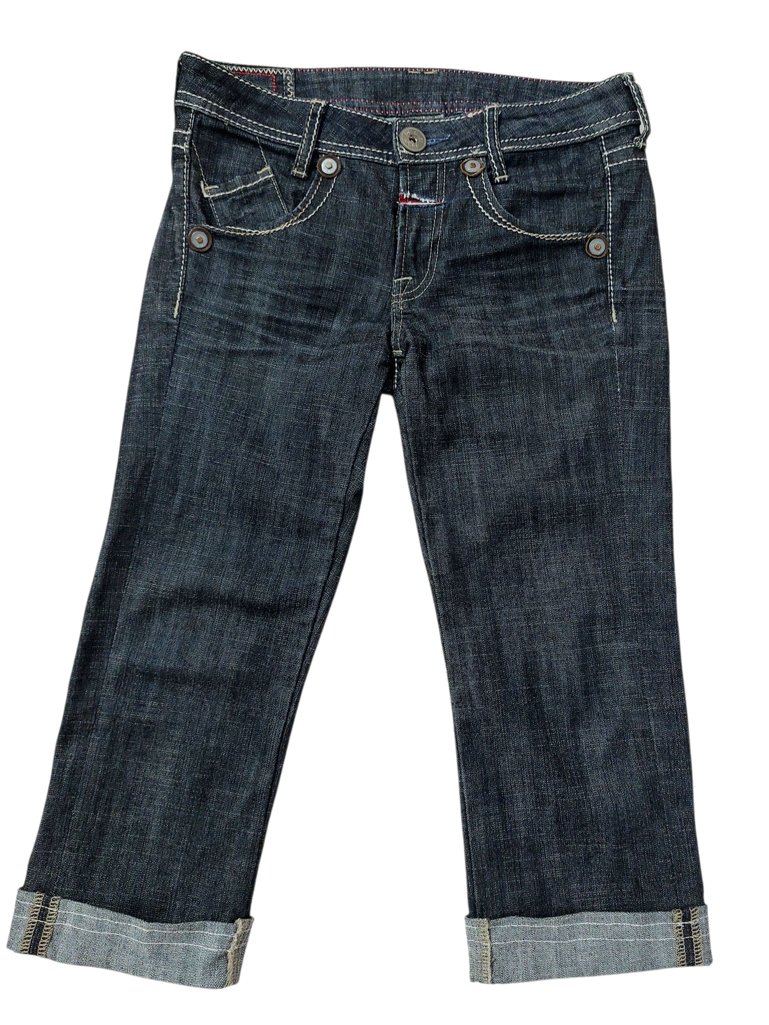 Marithe + Francois Girbaud Marithe Francois Girbaud Classic 90s Cuffed Hem Cropped Pant Size 28" / US 6 / IT 42 - 2 Thumbnail