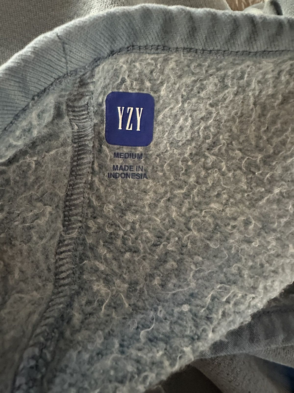 Gap × Kanye West Yeezy gap unreleased fleece back yoke t shirt blue medium Size US M / EU 48-50 / 2 - 3 Thumbnail