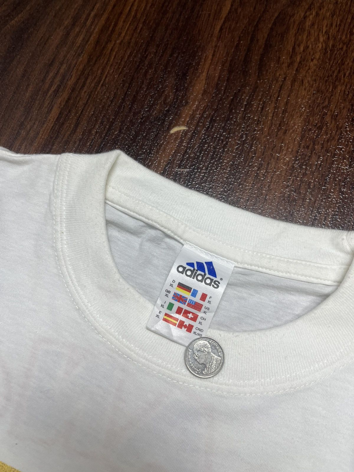Adidas France 98 Adidas la victoire est à nous vintage t-shirt XL Size US XL / EU 56 / 4 - 4 Thumbnail