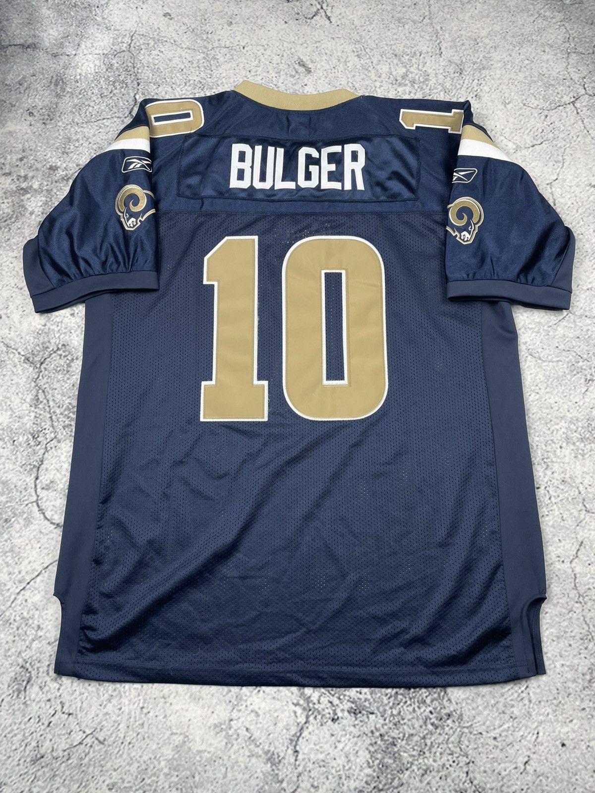 Reebok Reebok XXL St. Louis Rams #10 Marc Bulger NFL Jersey, Vintag Size US XXL / EU 58 / 5 - 2 Thumbnail