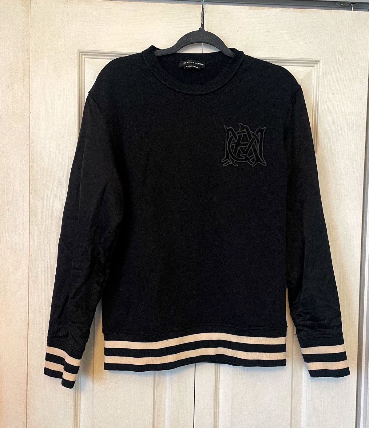 Alexander McQueen × McQ Alexander McQueen Alexander Mcqueen FW16 Logo Silk Sleeves Crewneck Men’s L Size US L / EU 52-54 / 3 - 1 Thumbnail