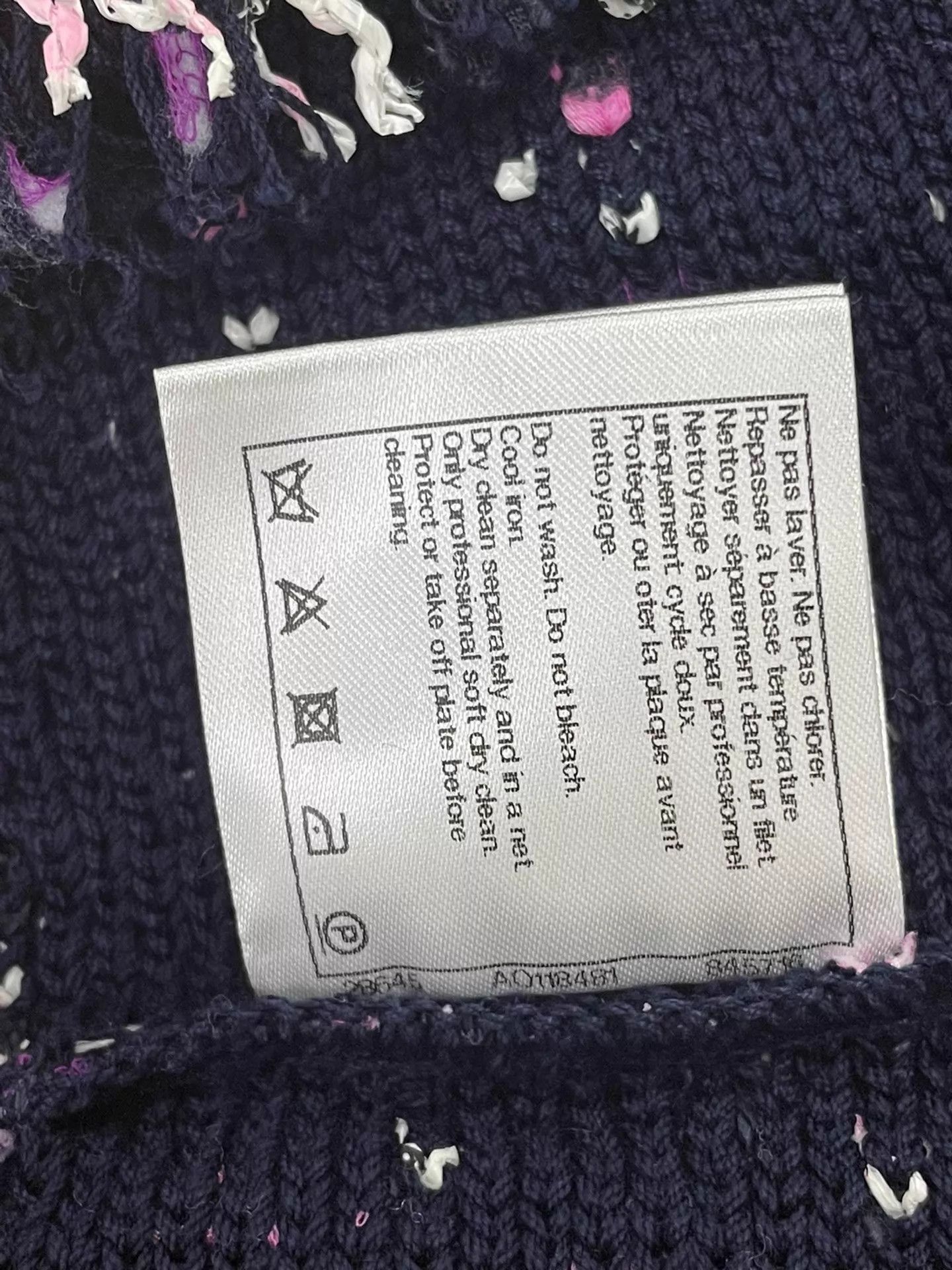 Chanel Chanel Purple & Black Woven Tassel Cami Crop Top Size XS / US 0-2 / IT 36-38 - 7 Thumbnail