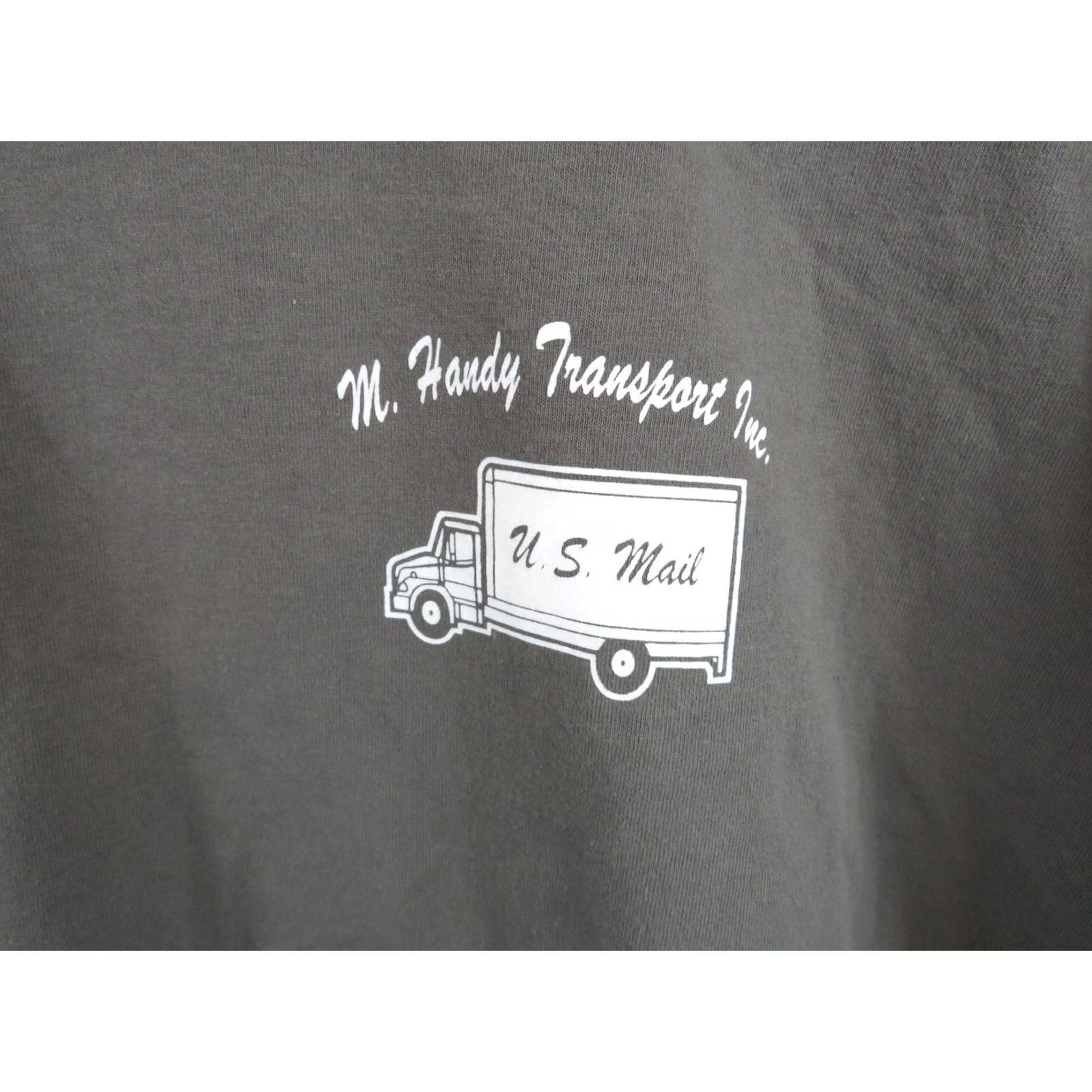 Vintage VINTAGE US Mail trucking semi Grey Tee 2XL 1990s Graphic Tee Unisex Size US XXL / EU 58 / 5 - 2 Thumbnail