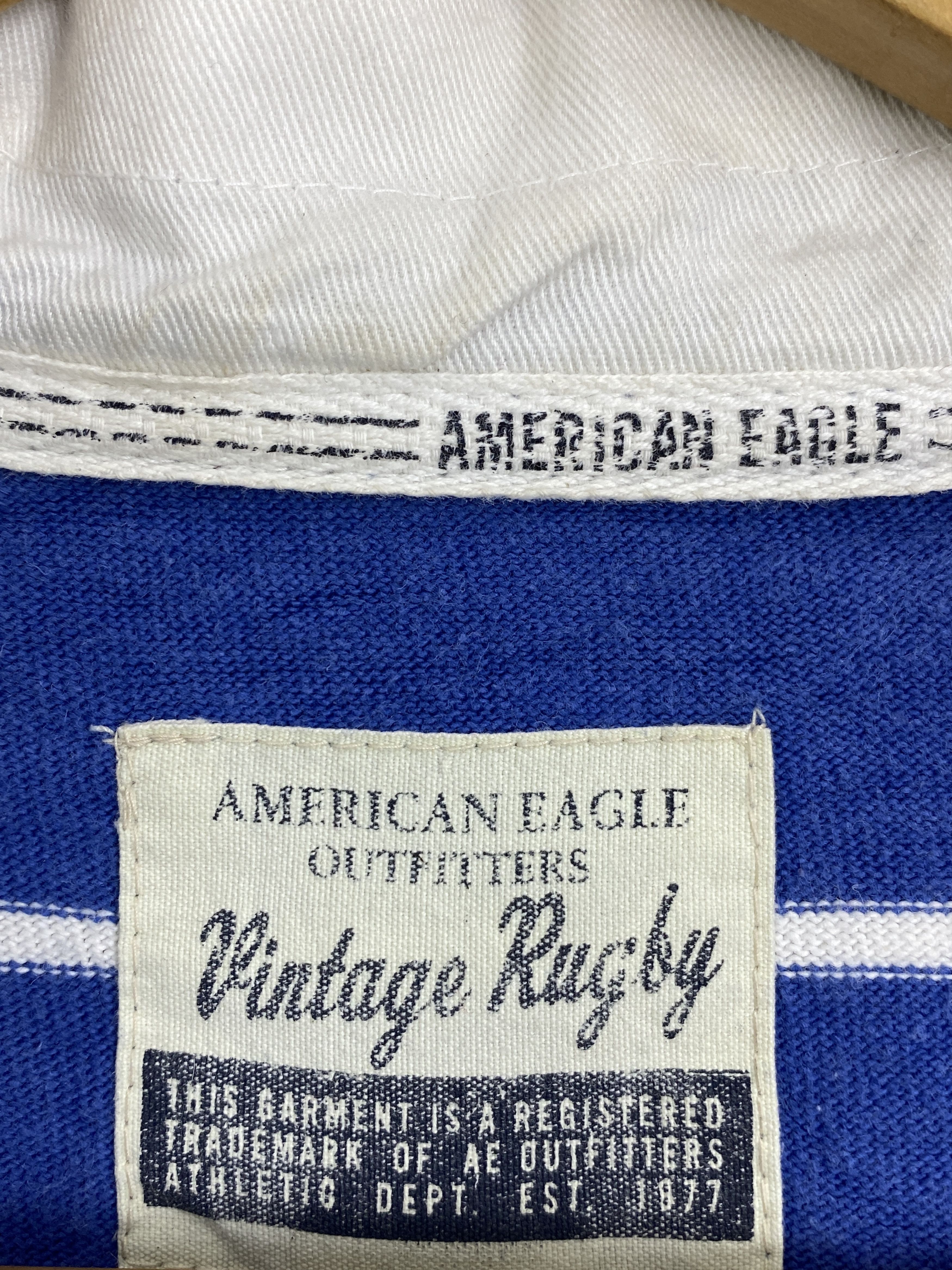 American Eagle Outfitters × Vintage Vintage American Eagle Outfitters Rugby Polo Shirt TA0708 Size US L / EU 52-54 / 3 - 5 Thumbnail