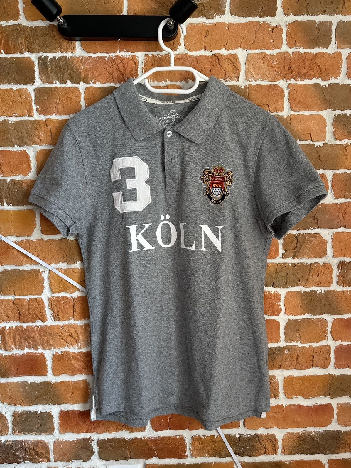 Japanese Brand Vintage Polo RL Style Koln Big Logo Polo T-shirt Size US L / EU 52-54 / 3 - 1 Thumbnail