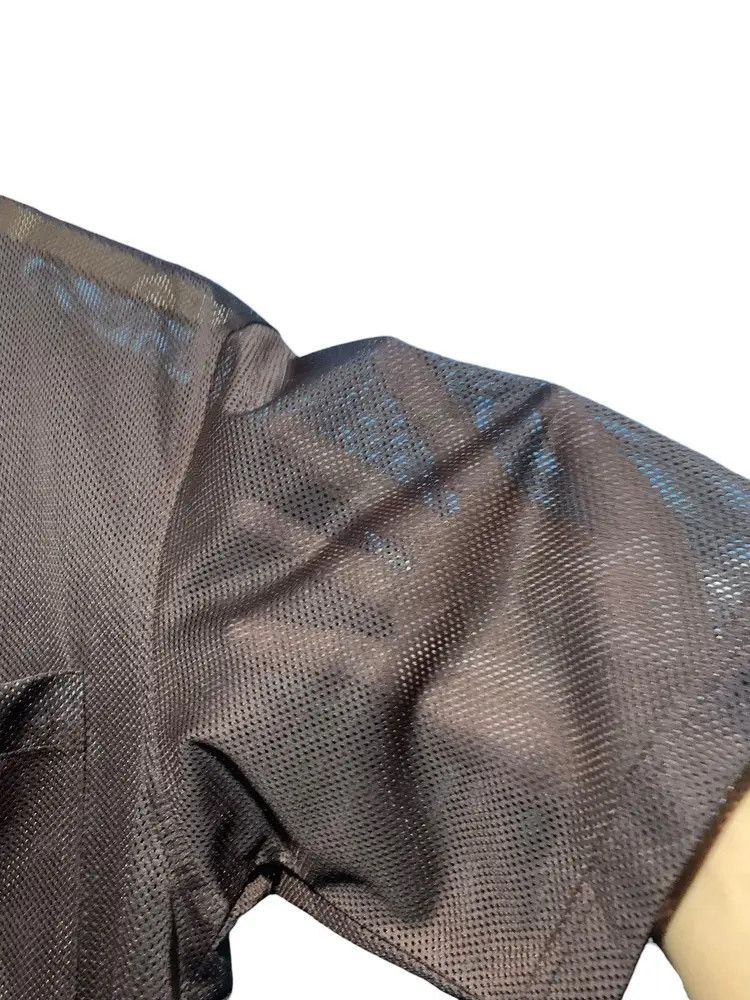 GianMarco Venturi Y2k transparent mesh fishnet summer button shirt Size US L / EU 52-54 / 3 - 7 Thumbnail