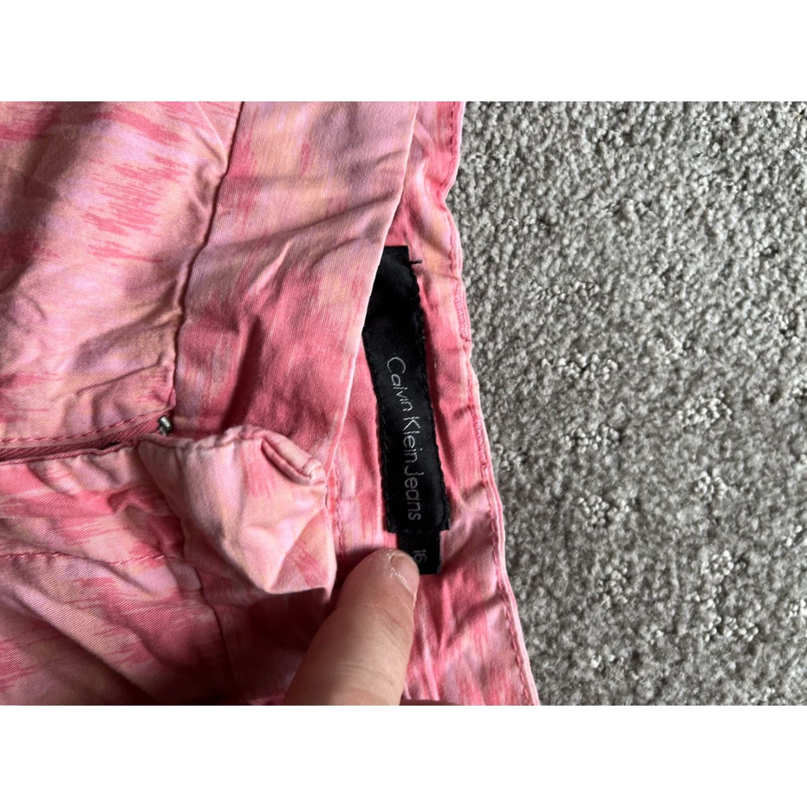 Calvin Klein Calvin Klein Chino Shorts 4 Pocket Women Size 16 Coral Pink Casual Size 38" / US 16 / IT 52 - 3 Thumbnail