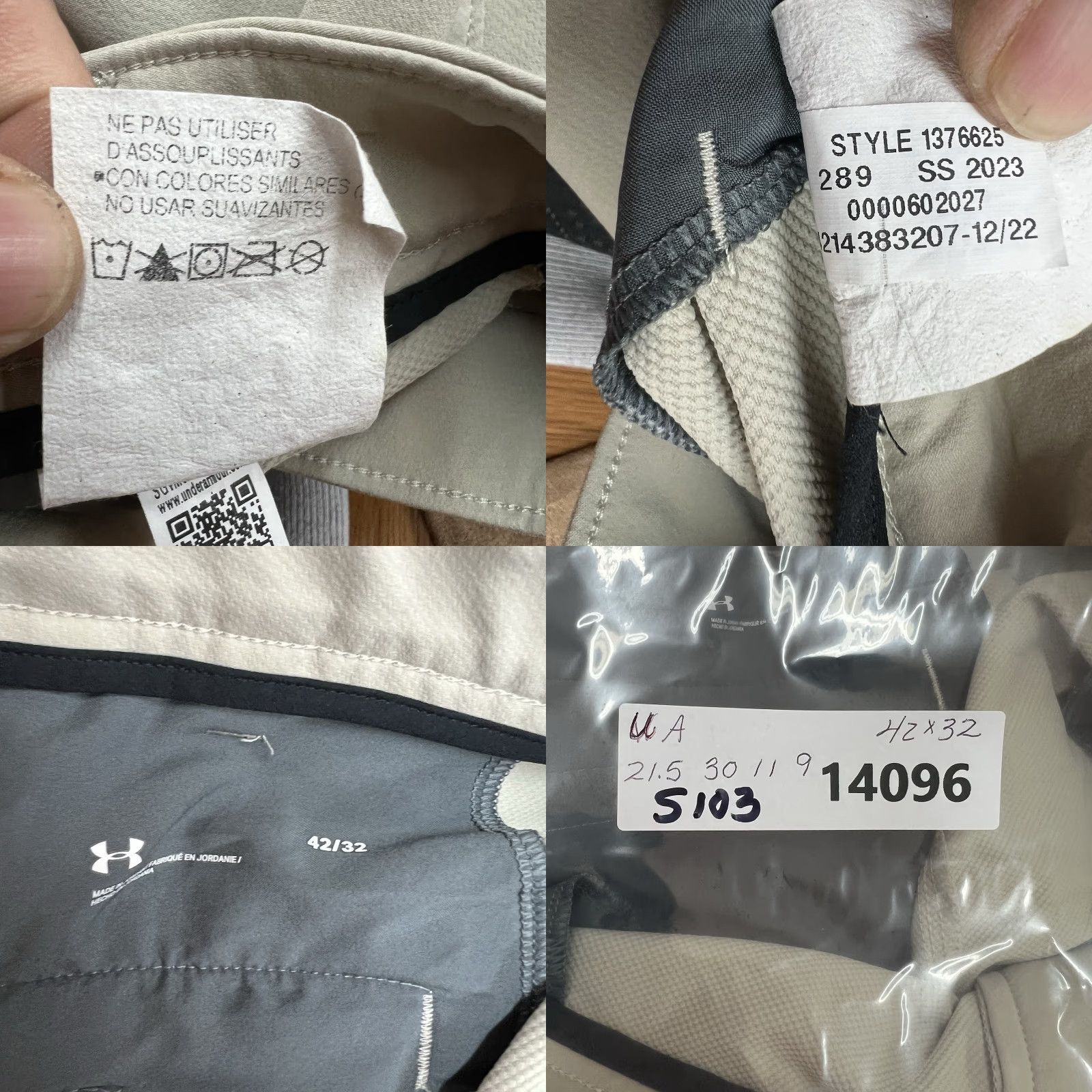 Under Armour Under Armour Golf Pants Mens Size 42 X30 Beige Shirt Size US 42 / EU 58 - 8 Thumbnail