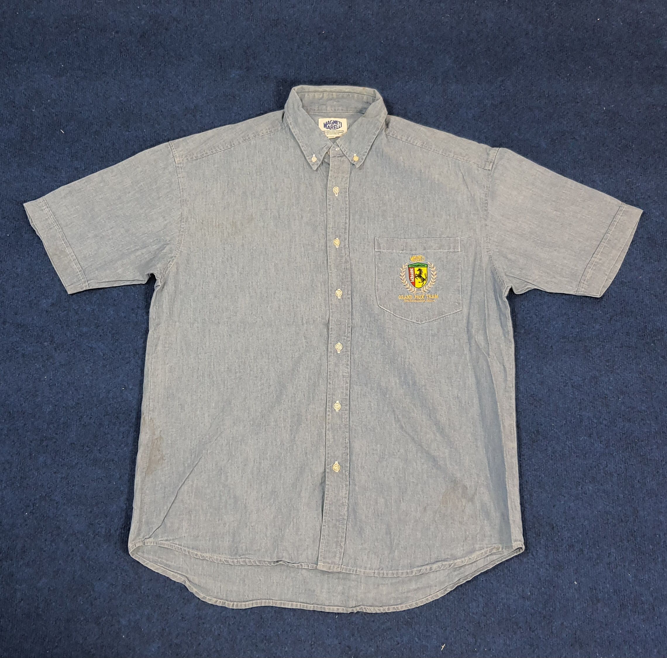 Ferrari × Vintage Vintage Magneti Marelli FERRARI Motorsports Button Shirt Size US L / EU 52-54 / 3 - 1 Thumbnail