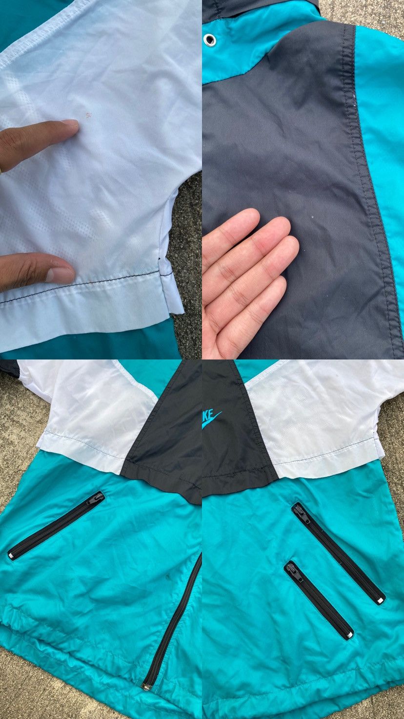 Nike Vintage 90s Nike Swoosh Windbreaker Jacket Size US L / EU 52-54 / 3 - 15 Thumbnail