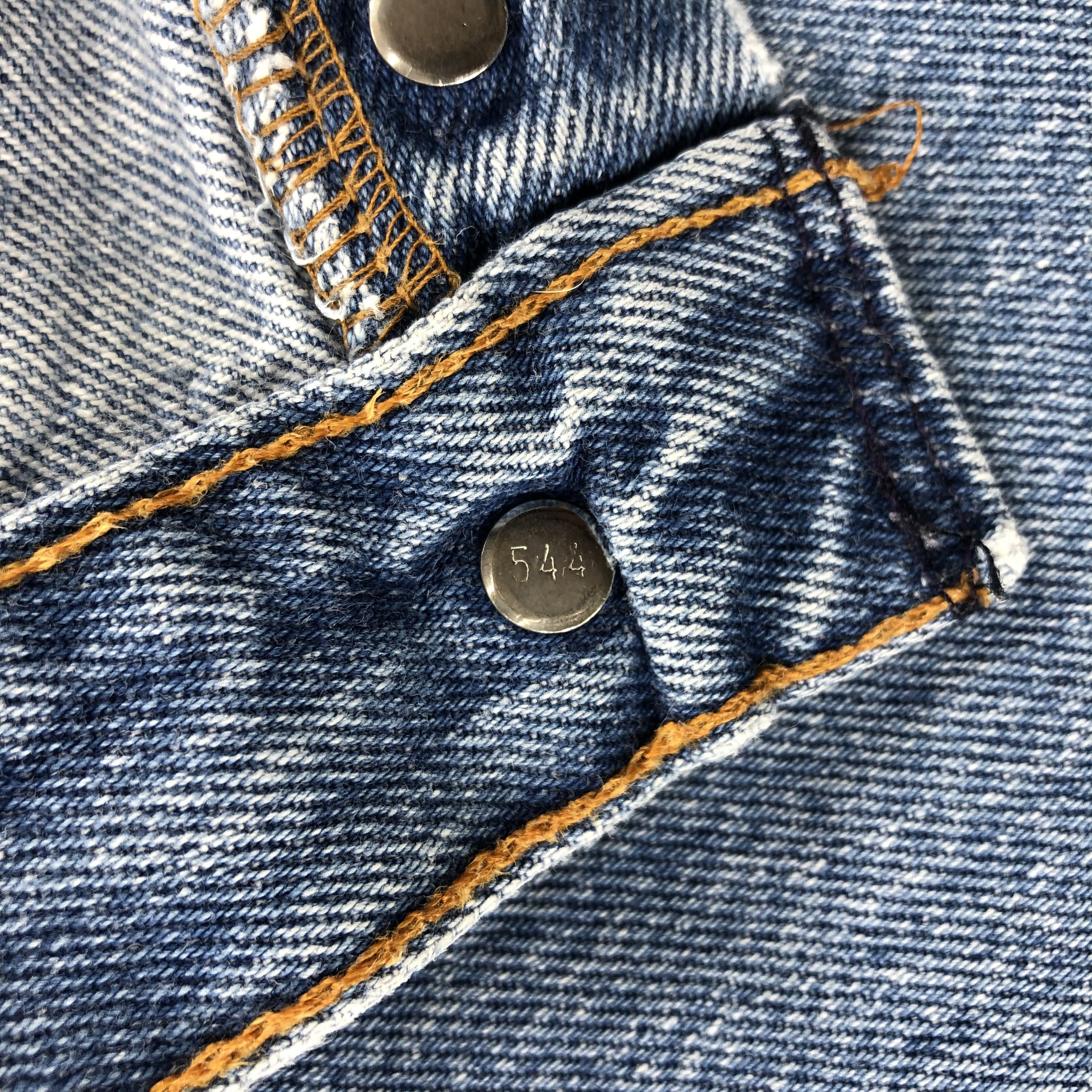 Levi's 90s Vintage Blue Wash Levis 501 Jeans-J1738 Size US 28 / EU 44 - 10 Thumbnail