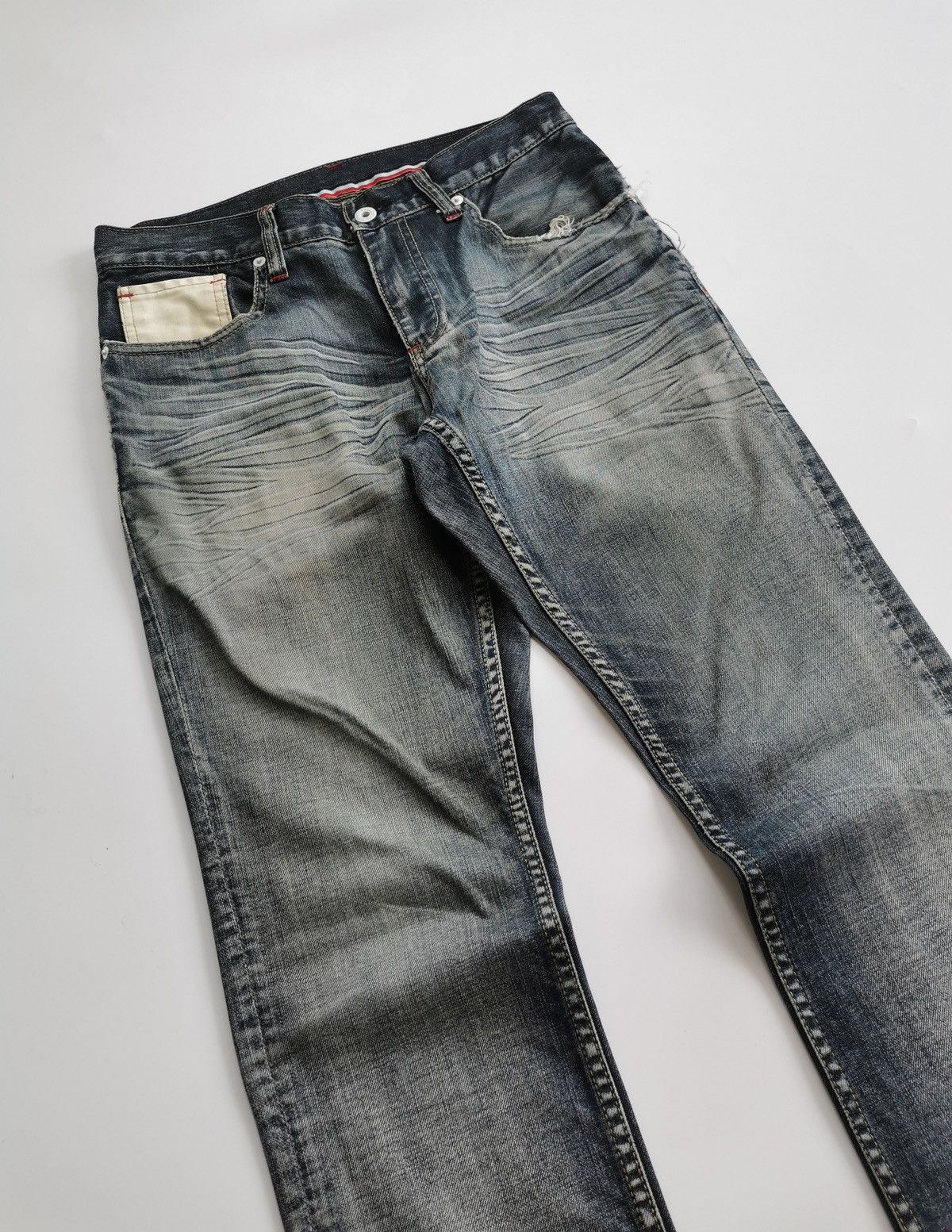 Boycott Boycott Japan Faded Distressed Jeans Size US 30 / EU 46 - 2 Thumbnail