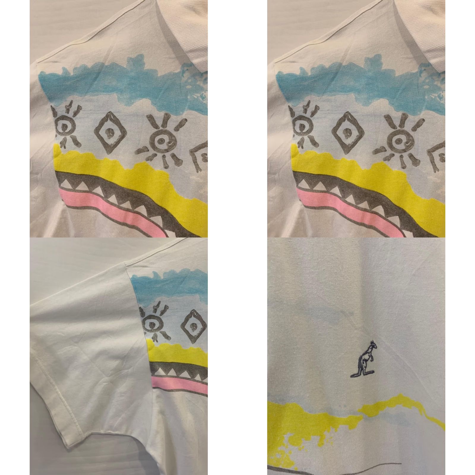 Vintage VINTAGE Australian by L’Alpina Polo Shirt Men L White 90s Abstract Graphic Size US L / EU 52-54 / 3 - 8 Thumbnail
