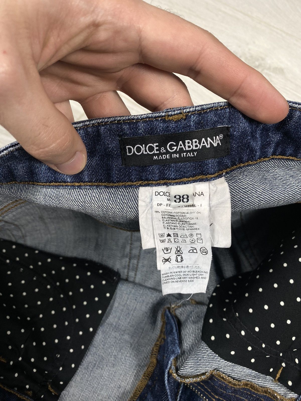Dolce & Gabbana × Vintage Dolce Gabbana Jeans Pants Size 27" / US 4 / IT 40 - 11 Thumbnail