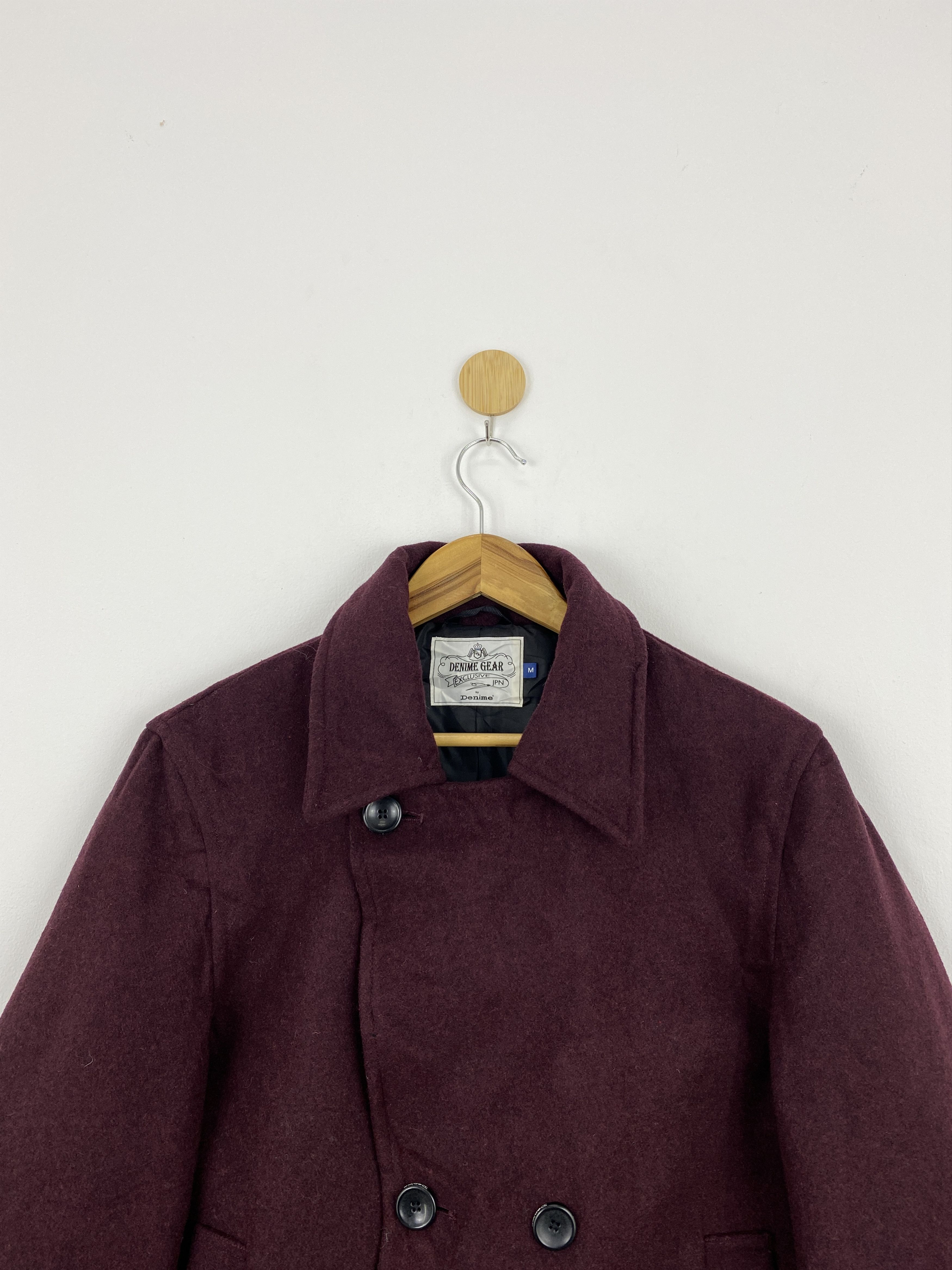 Denime Denime Jeans Double Breasted Wool Jacket J1726 Size US M / EU 48-50 / 2 - 2 Thumbnail