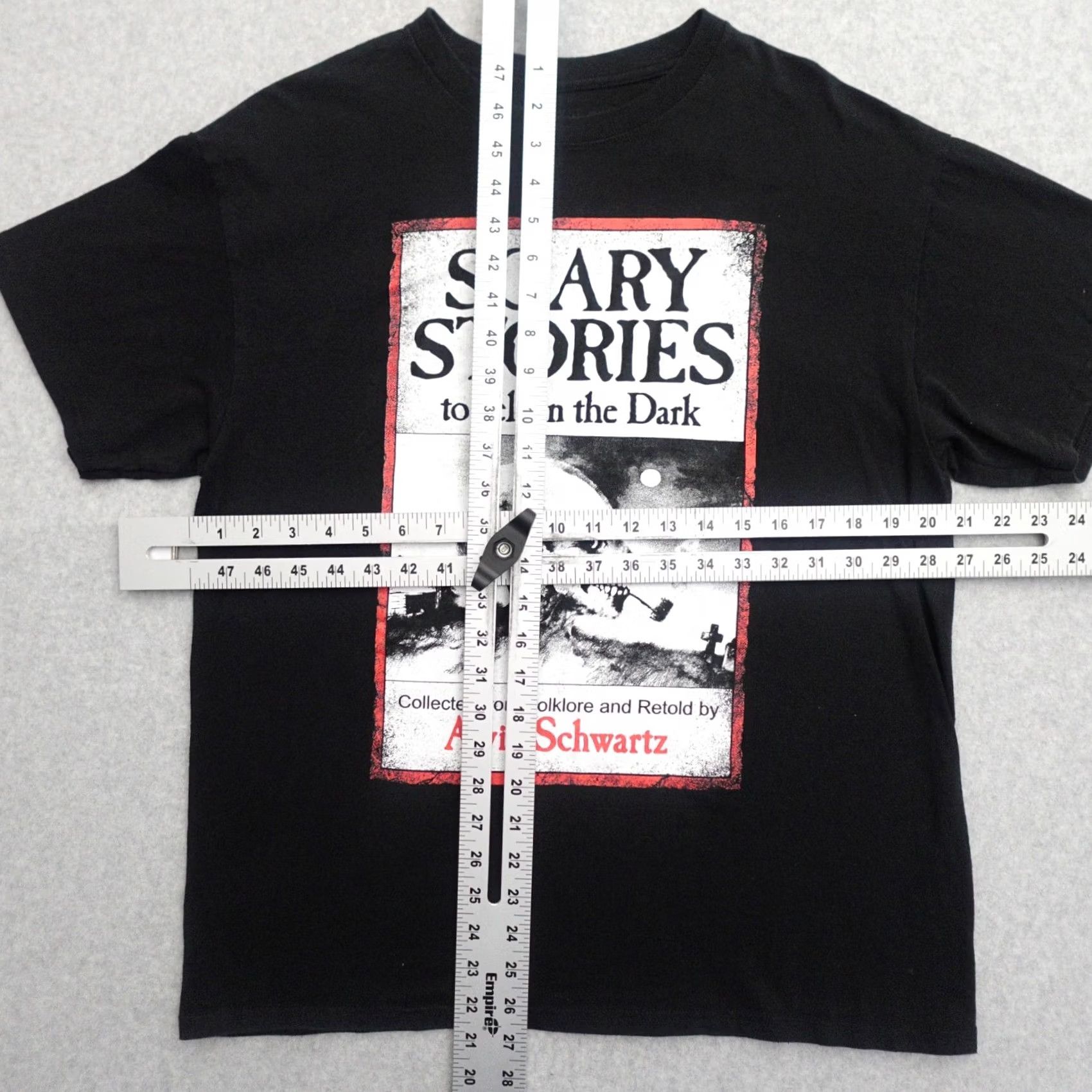 Vintage Scary Stories TShirt Adult Large Black Nike Shirt Mens Mens Size US L / EU 52-54 / 3 - 3 Thumbnail