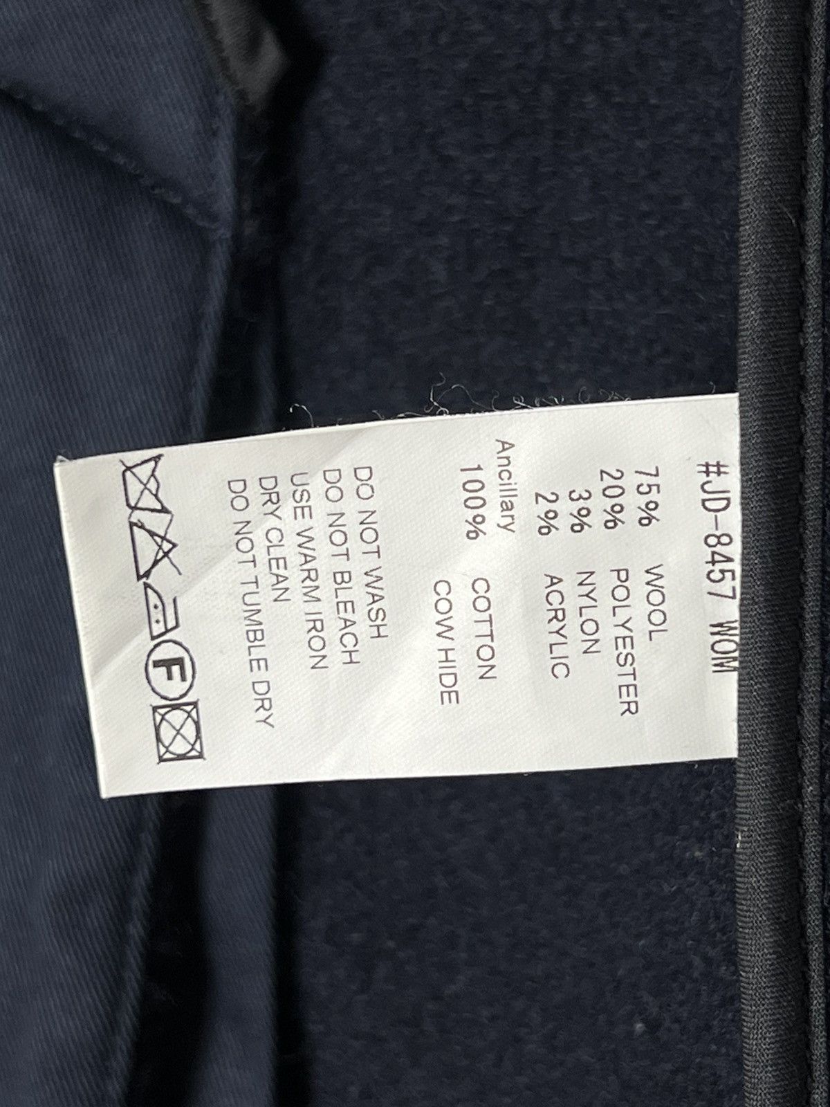 Danton Vintage Danton Vetements de Travail Wool Long Jacket Size M / US 6-8 / IT 42-44 - 10 Thumbnail
