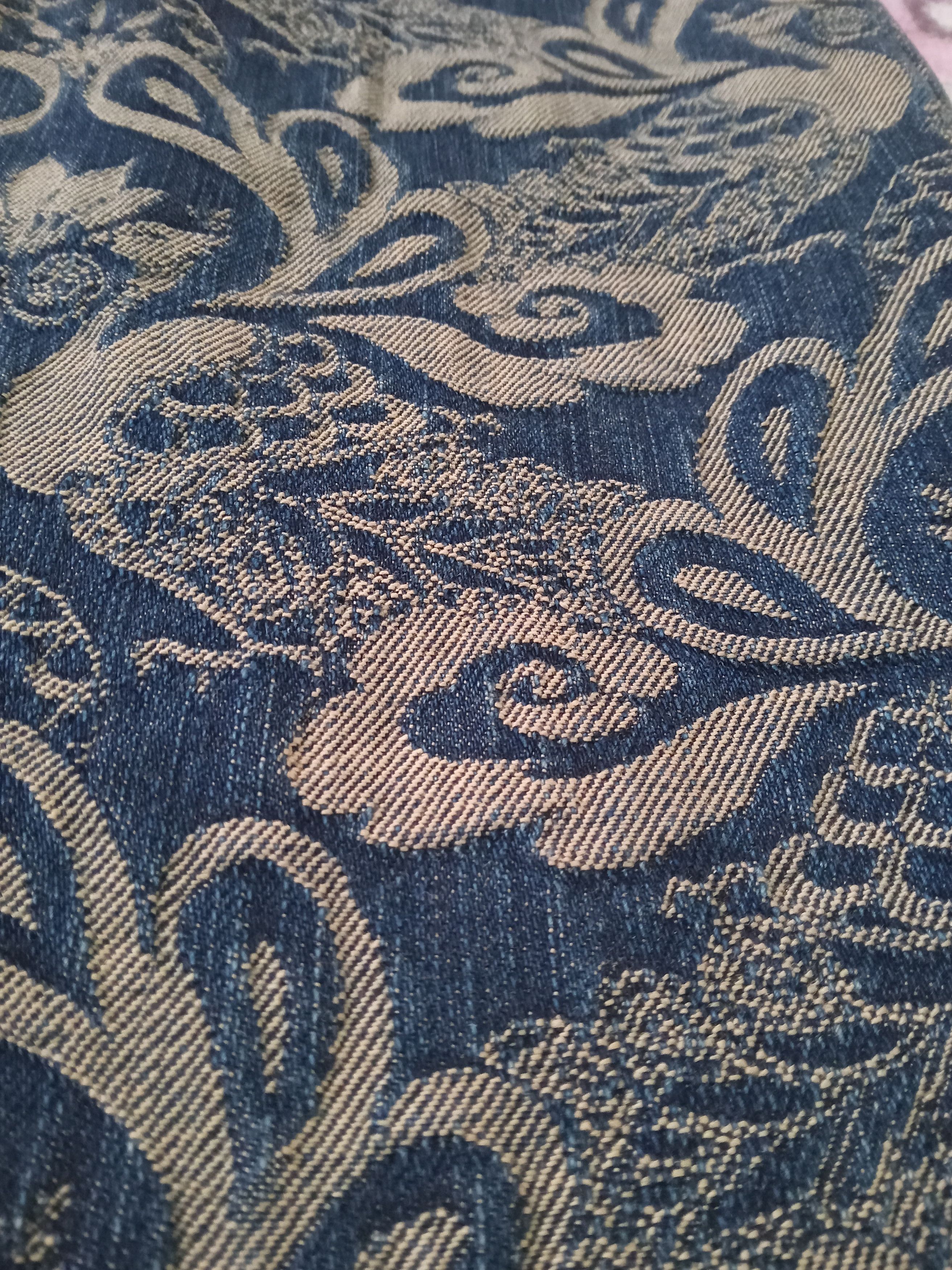 Japanese Brand Mash Mania Rare Peacock Design Flare Jeans Size 28" / US 6 / IT 42 - 10 Thumbnail
