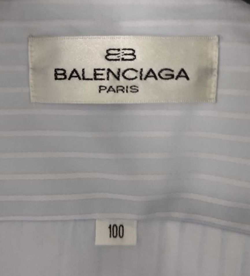 Balenciaga Striped‼️Vintage Balenciaga Striped Shirt Size US L / EU 52-54 / 3 - 3 Thumbnail