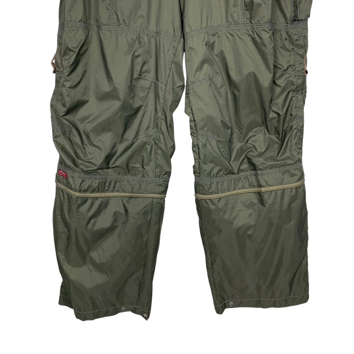 Japanese Brand PRACT STUDIO Utility Goods Green Nylon Pant #2543-C115 Size US 30 / EU 46 - 4 Thumbnail