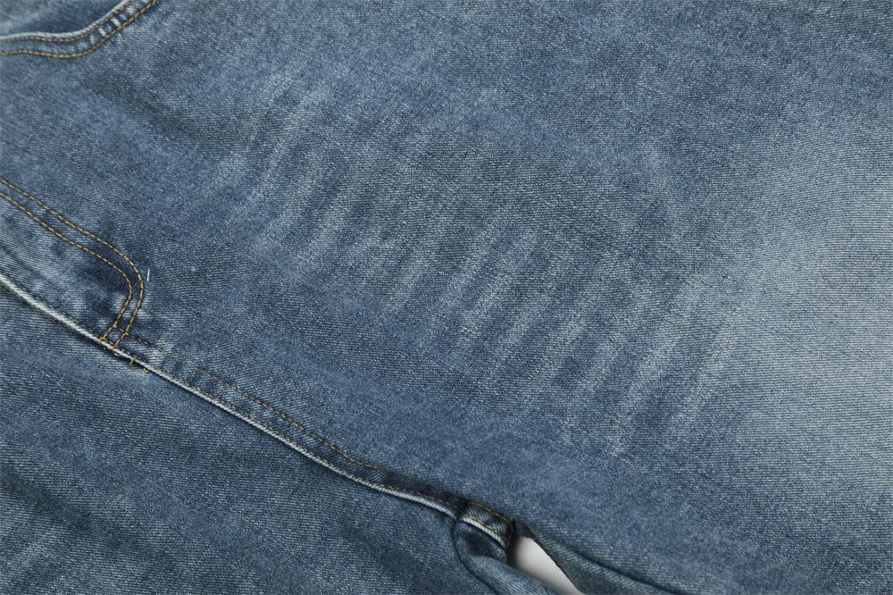 Vintage Men's workwear washed distressed letter print scimitar jeans Size US 32 / EU 48 - 6 Thumbnail
